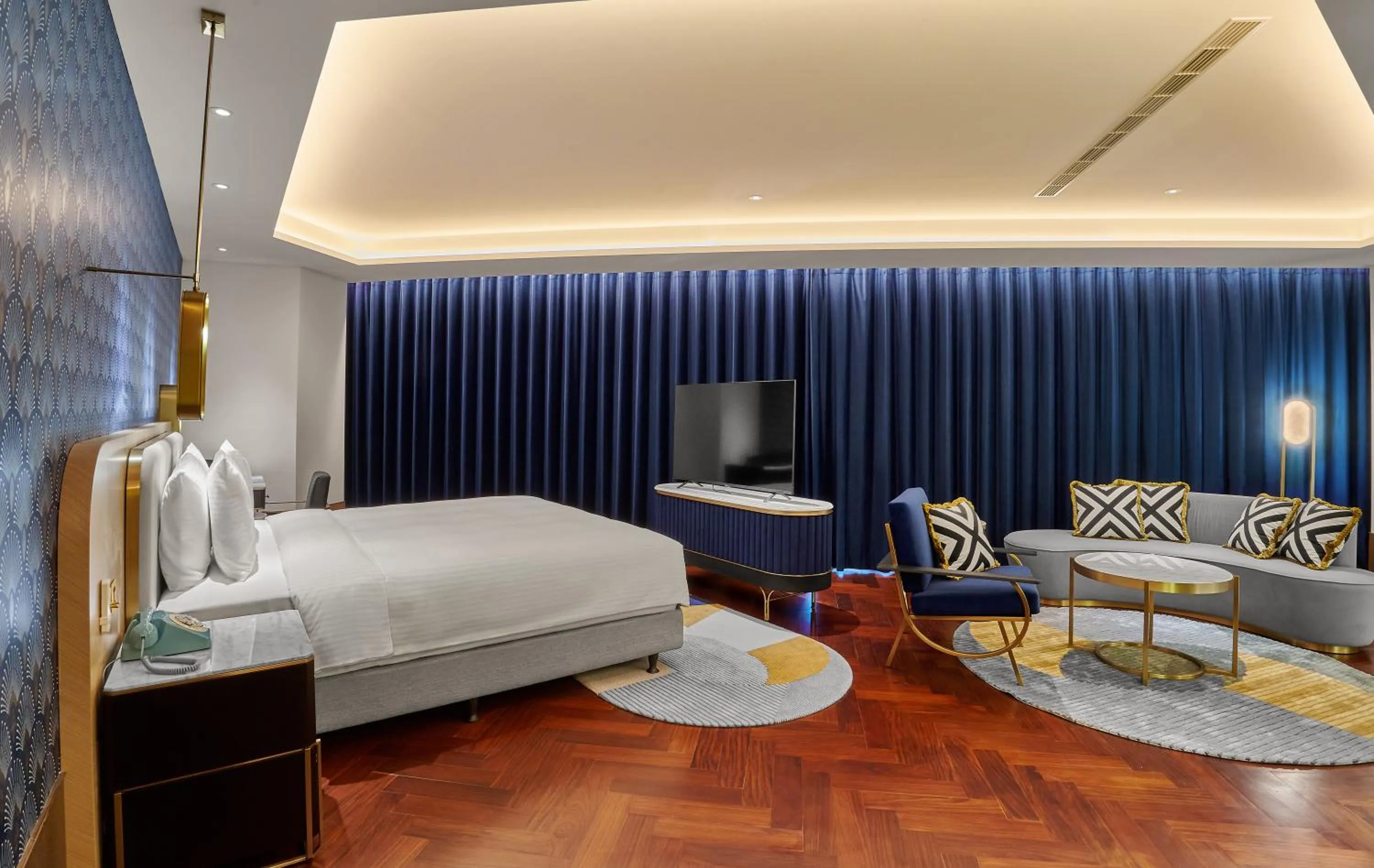 Photo of the whole room, Bed in OKU Hotel