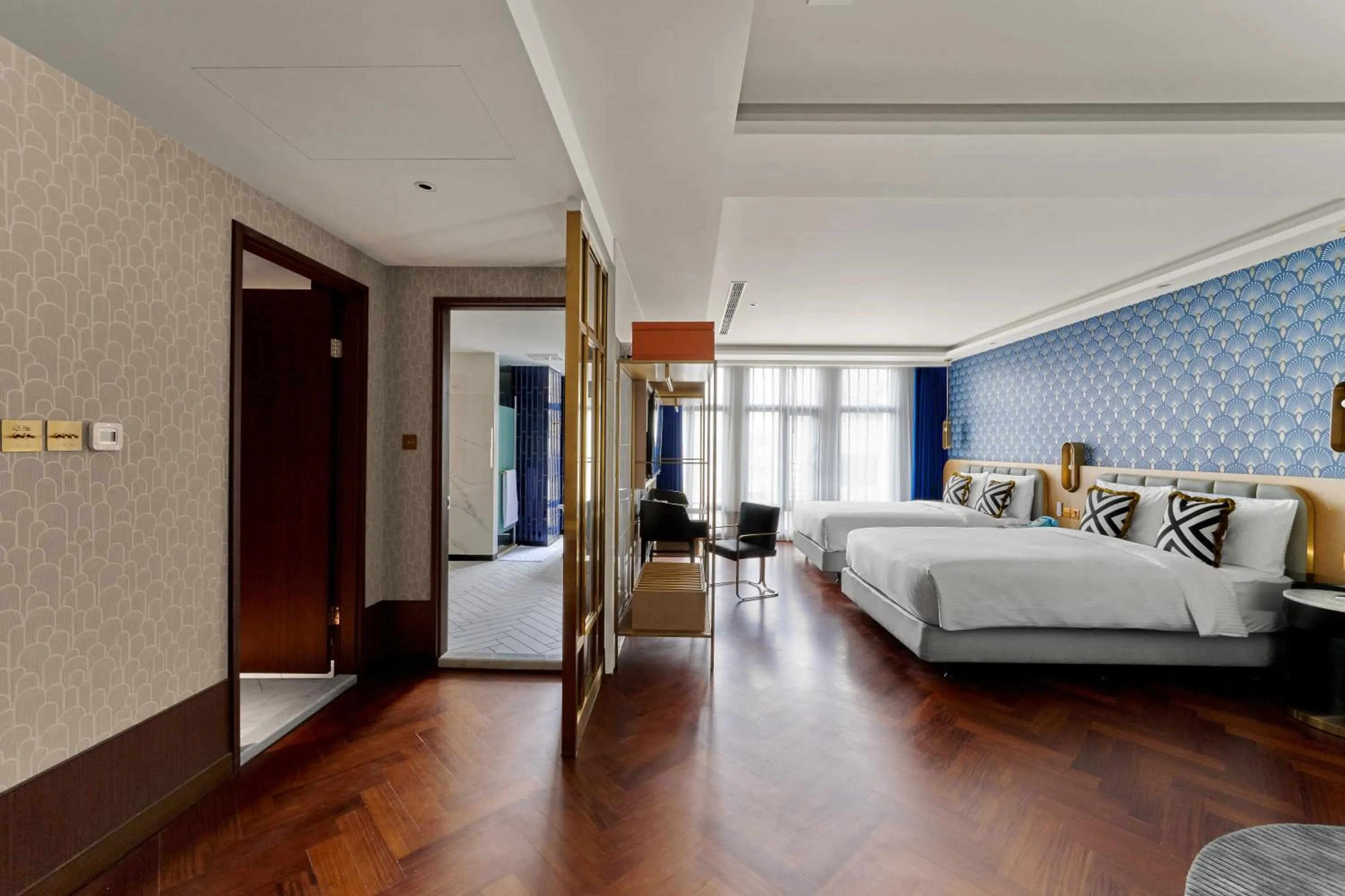 Photo of the whole room, Bed in OKU Hotel