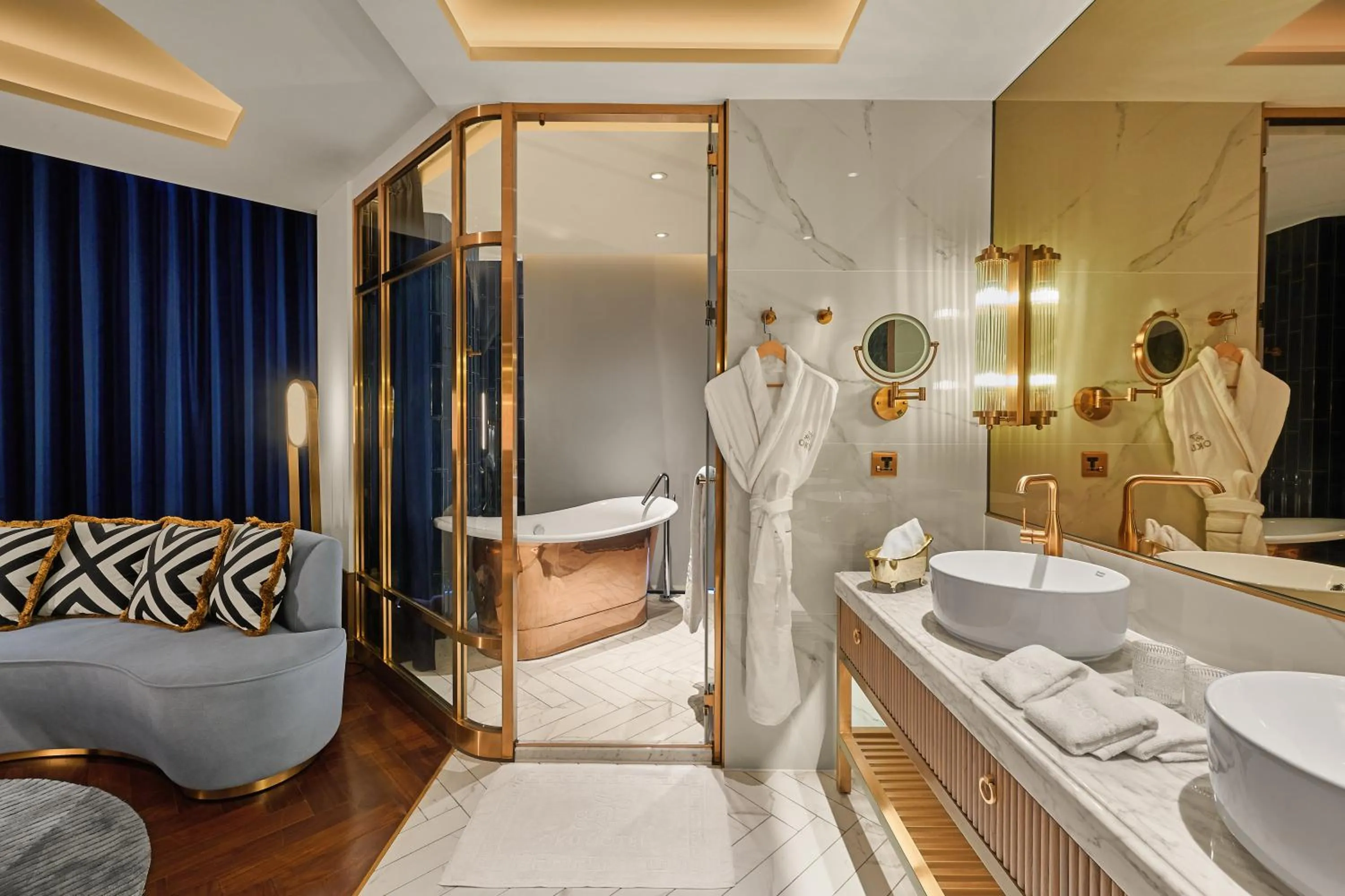 Bathroom in OKU Hotel