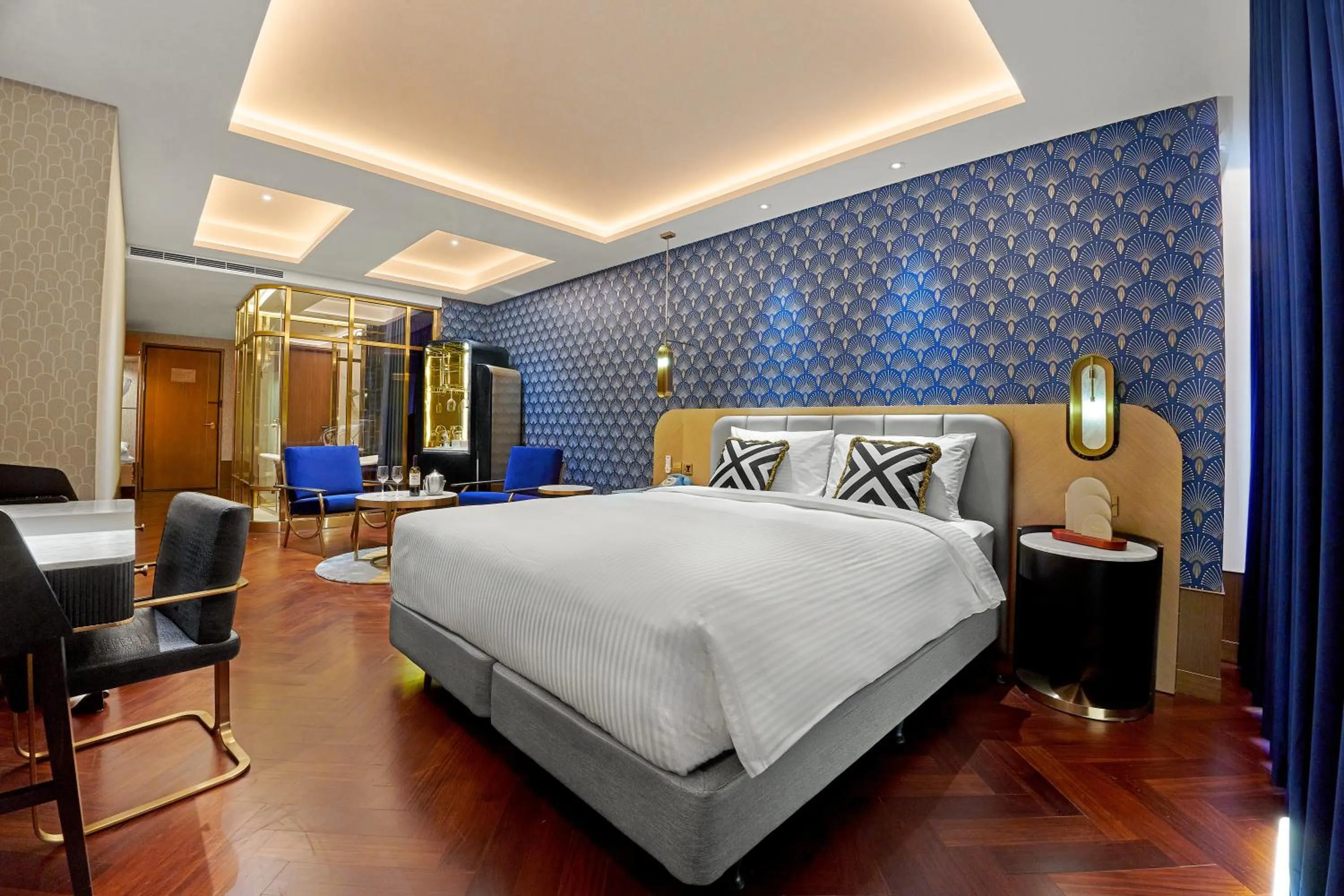 Bed in OKU Hotel