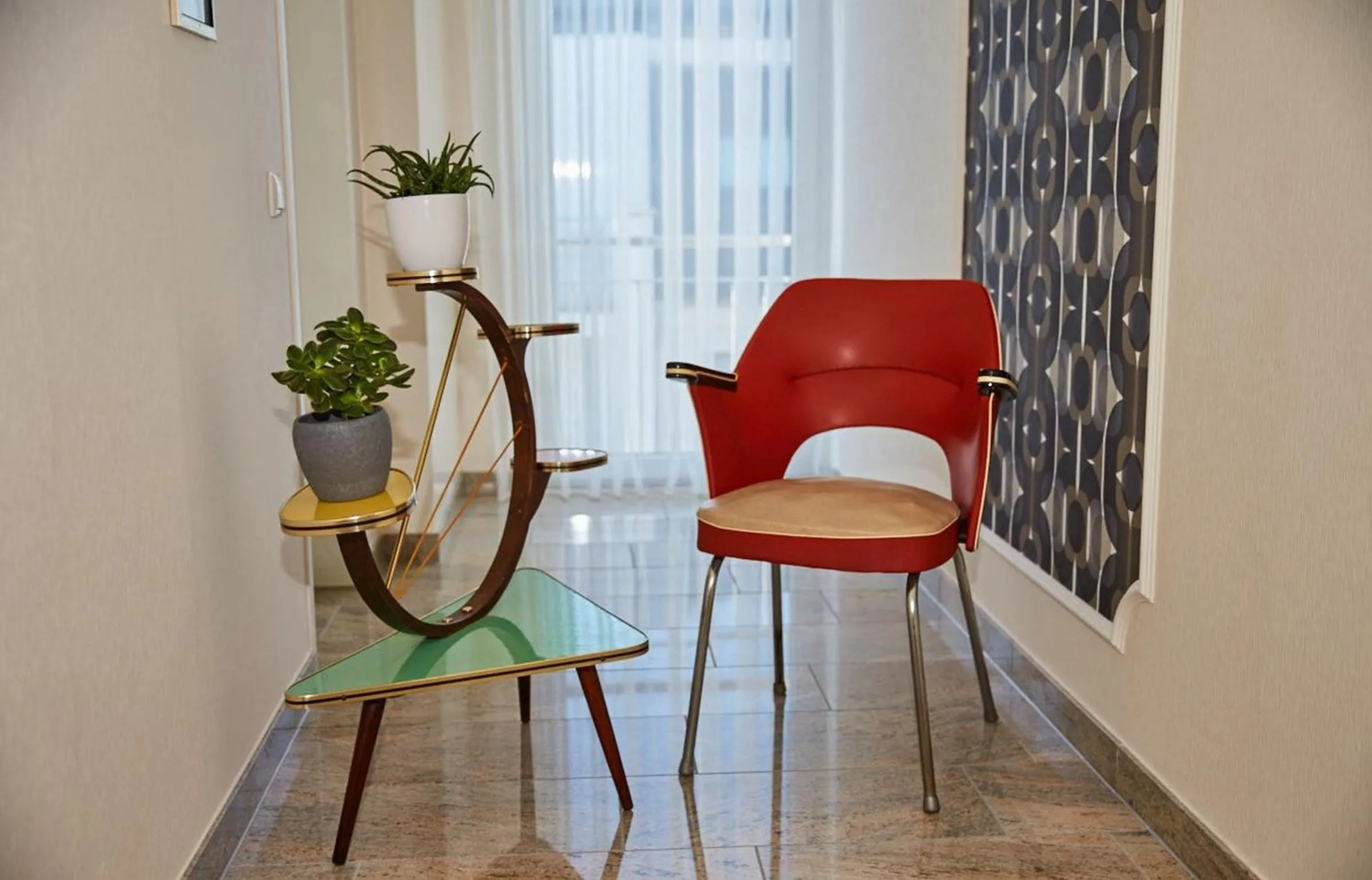 Decorative detail in Bernstein Hotel "50`s Seaside Motel"