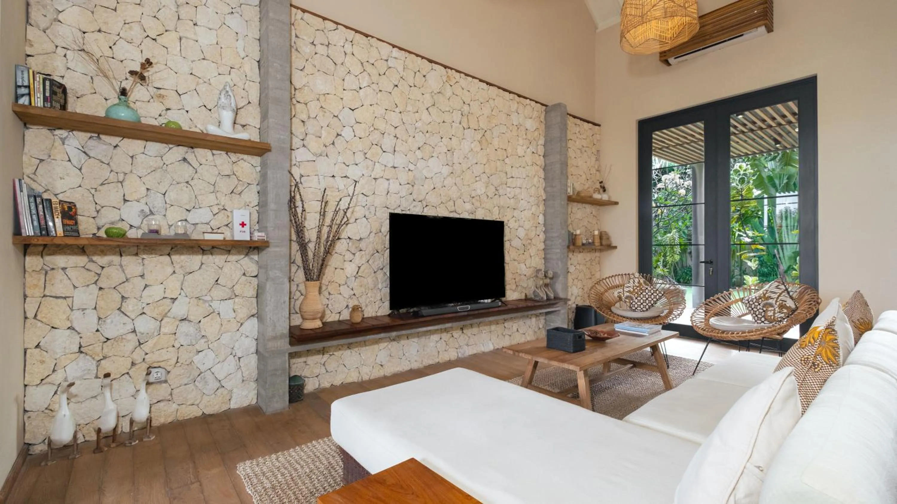 Living room in M Villa 318 Canggu