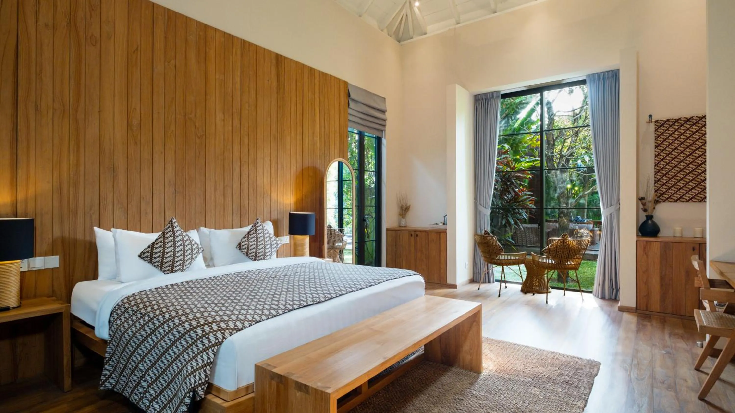 Bedroom, Bed in M Villa 318 Canggu