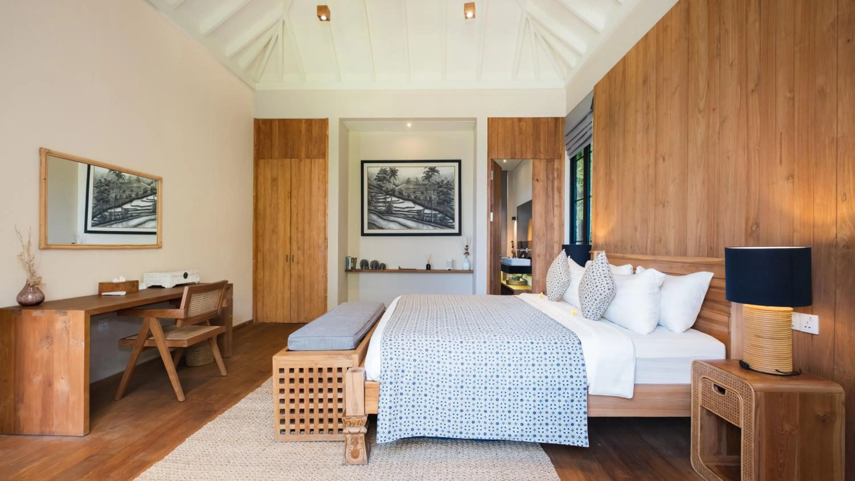 Bedroom, Bed in M Villa 318 Canggu
