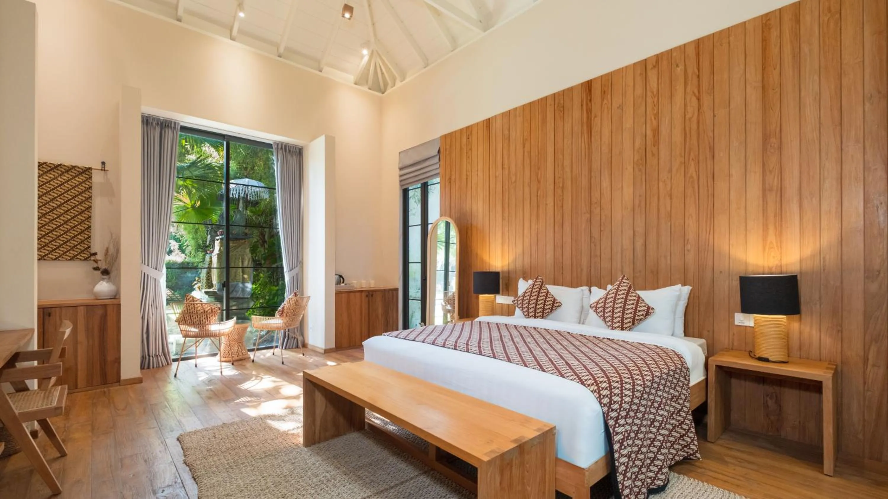 Bedroom, Bed in M Villa 318 Canggu