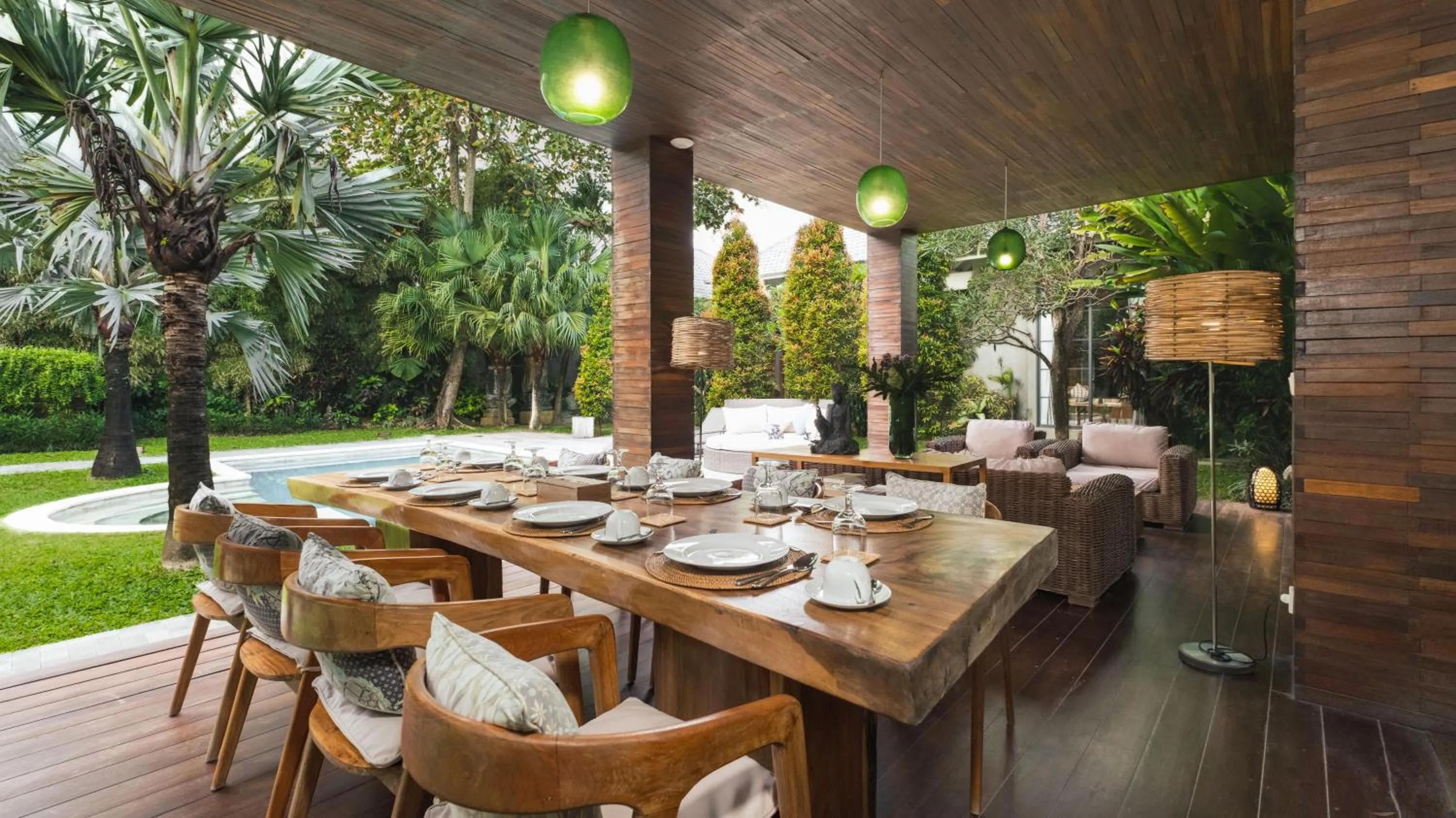Dining area in M Villa 318 Canggu