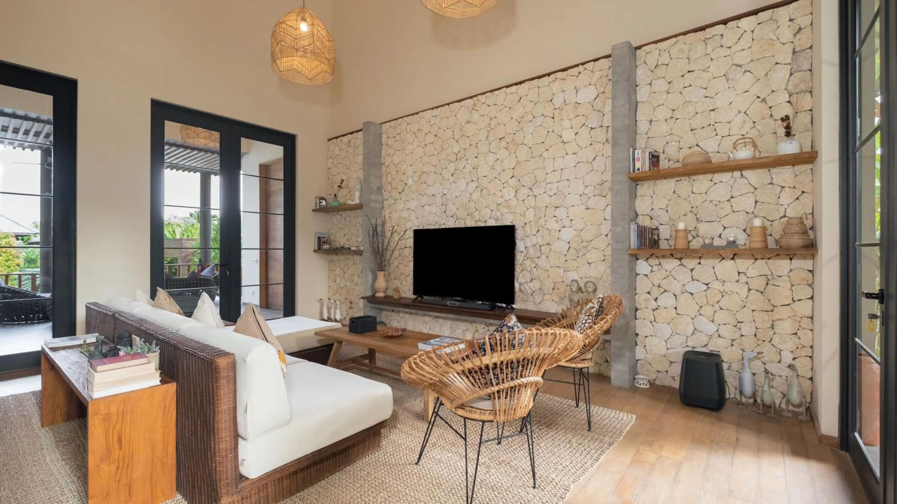Living room in M Villa 318 Canggu