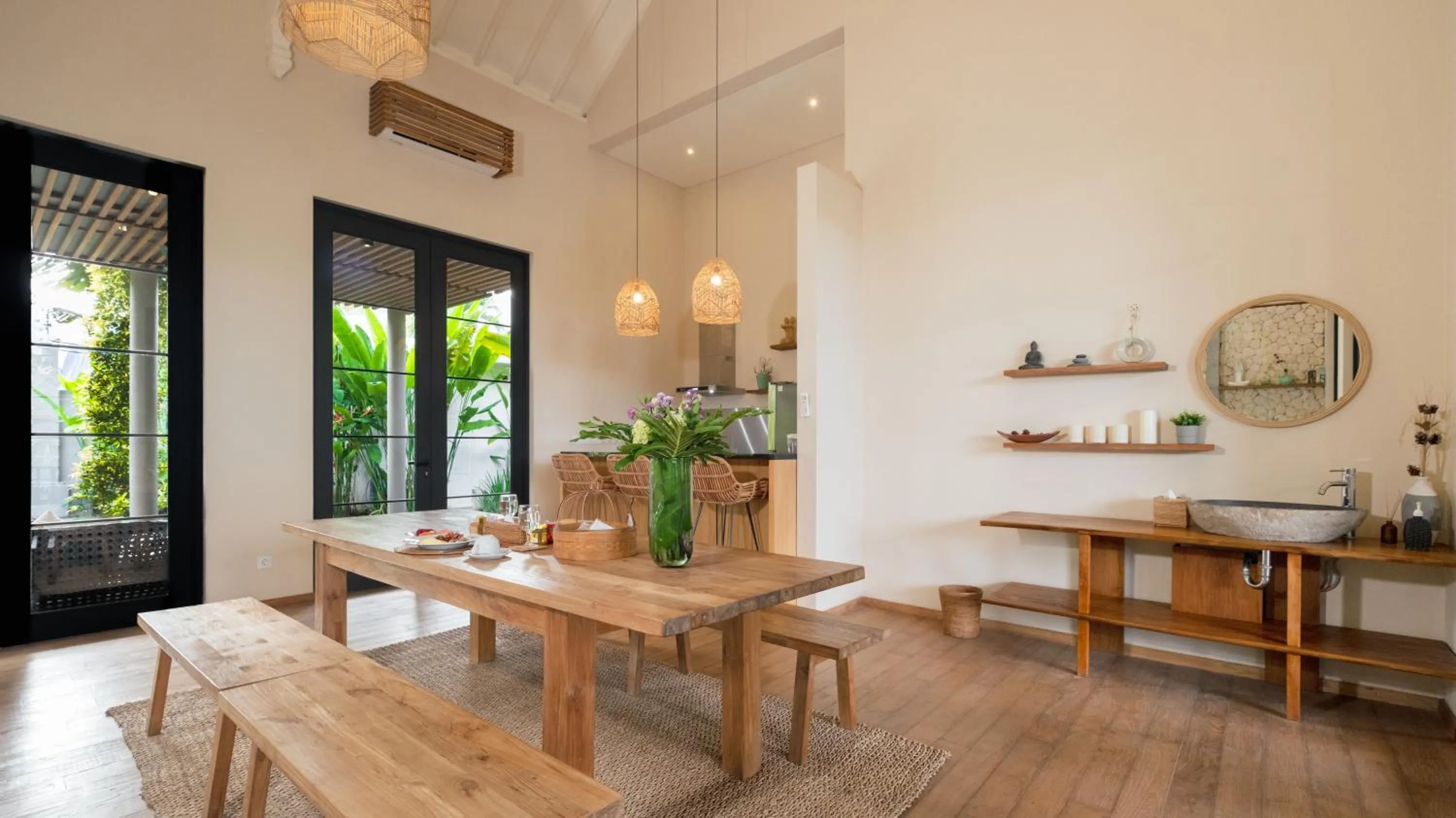 Dining area in M Villa 318 Canggu
