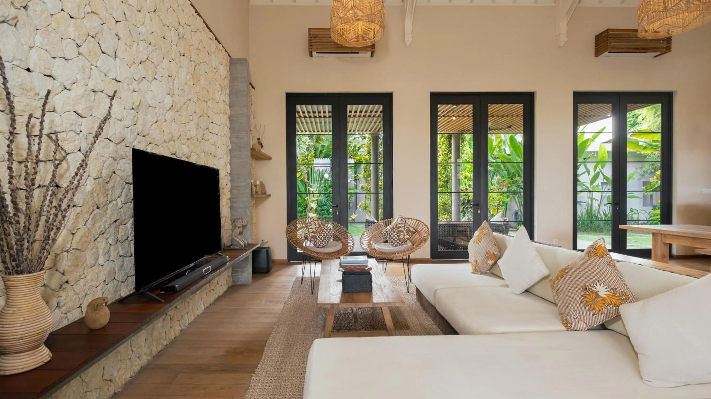 Living room in M Villa 318 Canggu