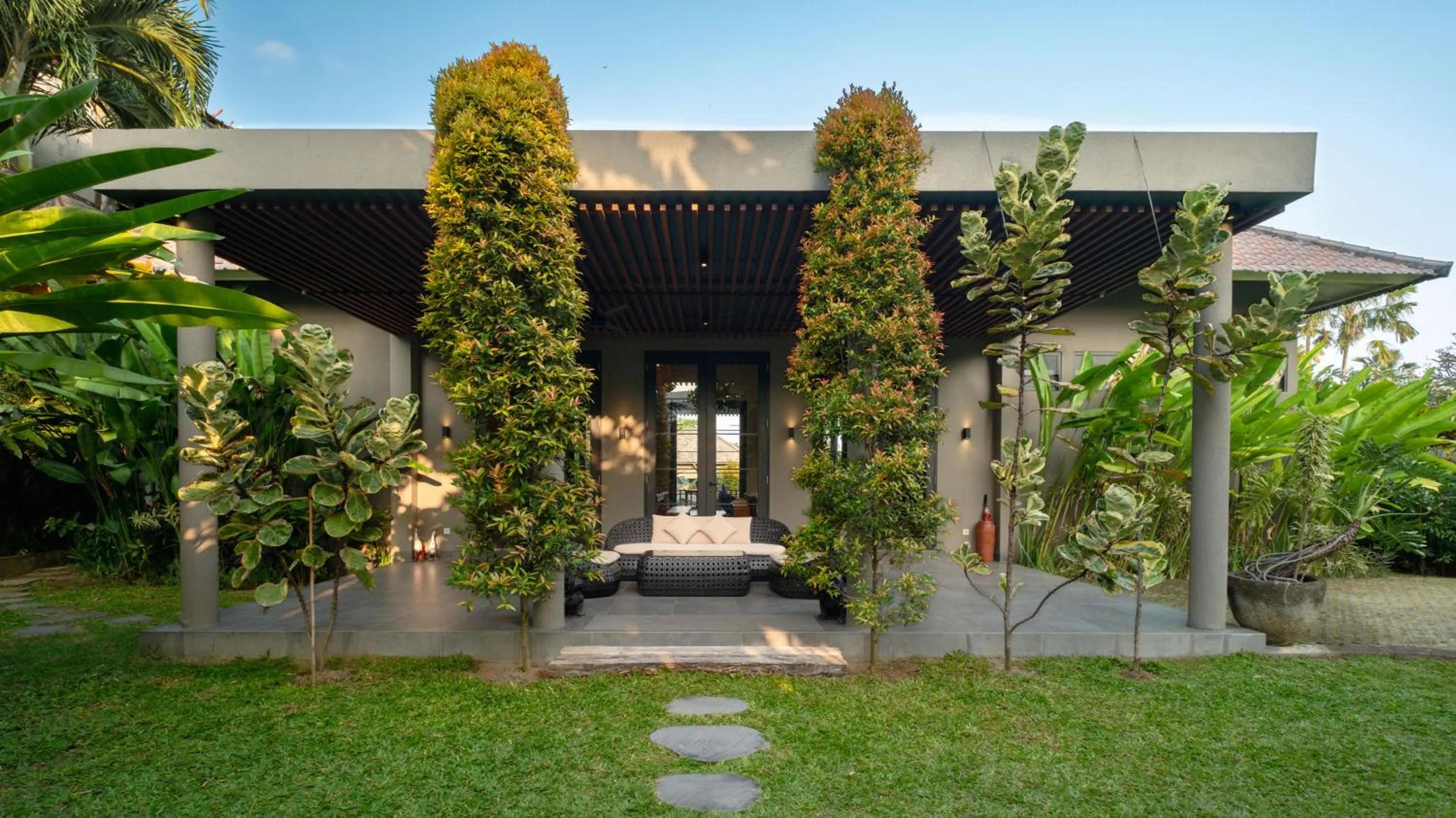 Garden view in M Villa 318 Canggu