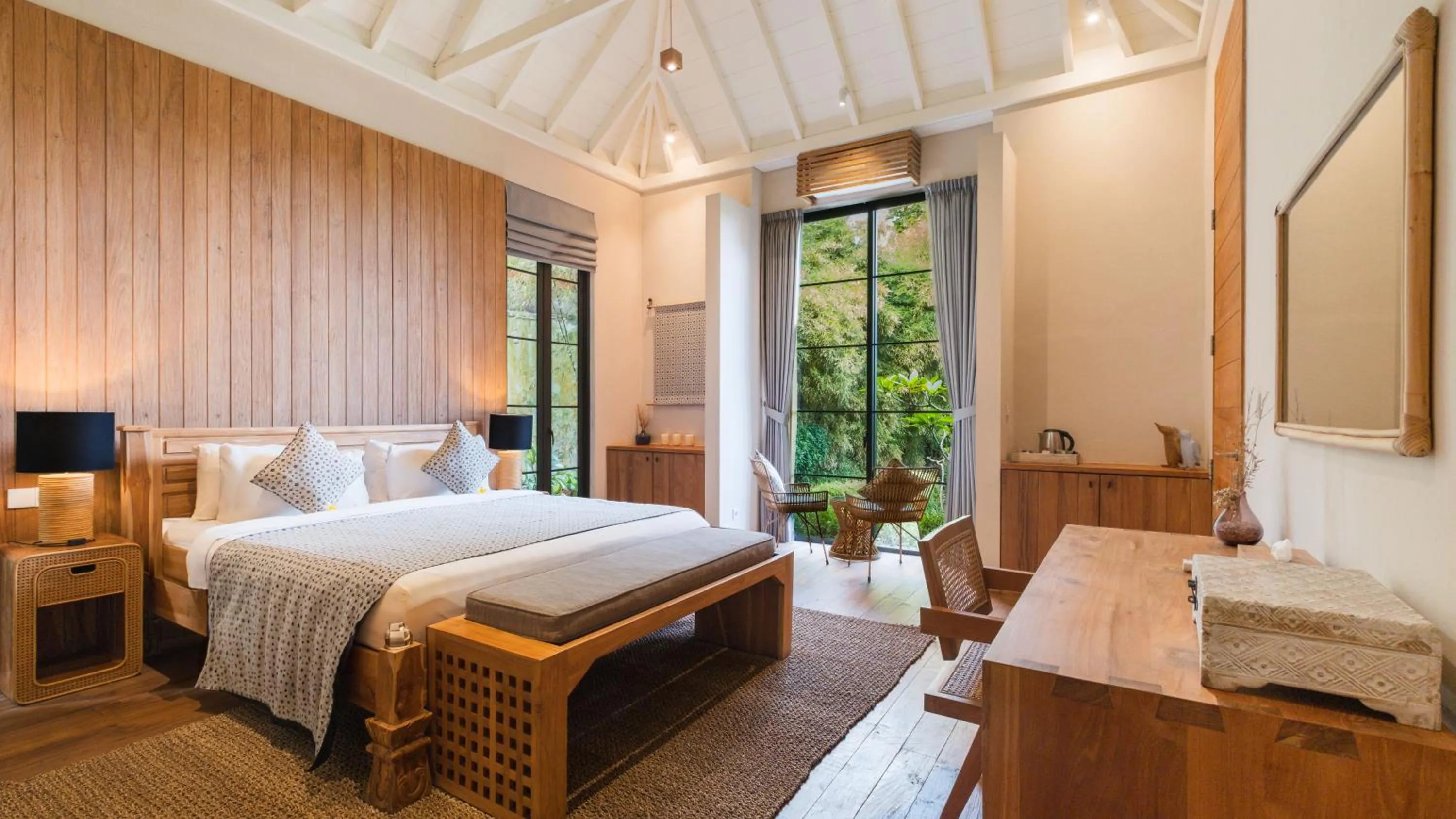 Bedroom, Bed in M Villa 318 Canggu