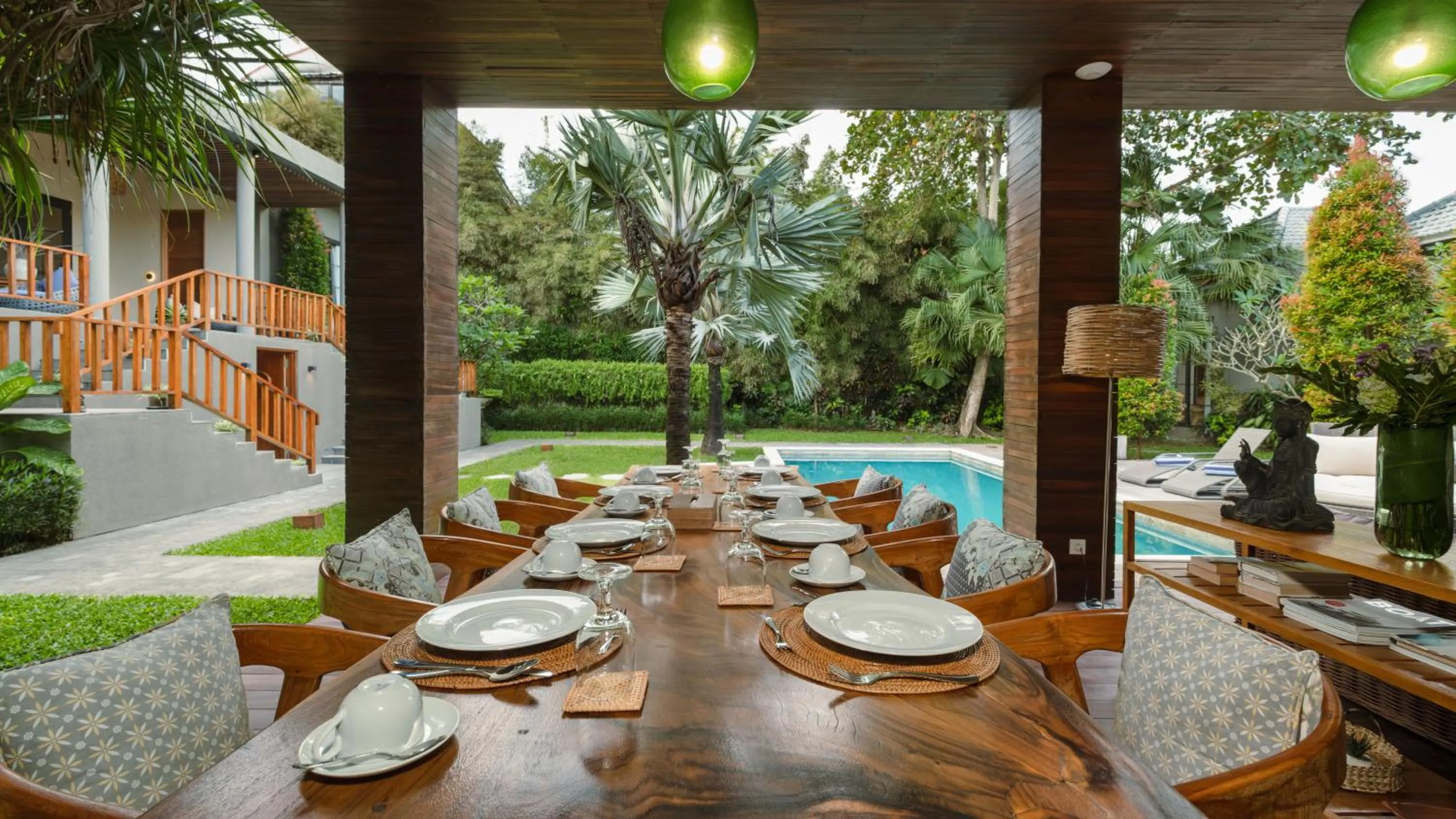 Dining area in M Villa 318 Canggu