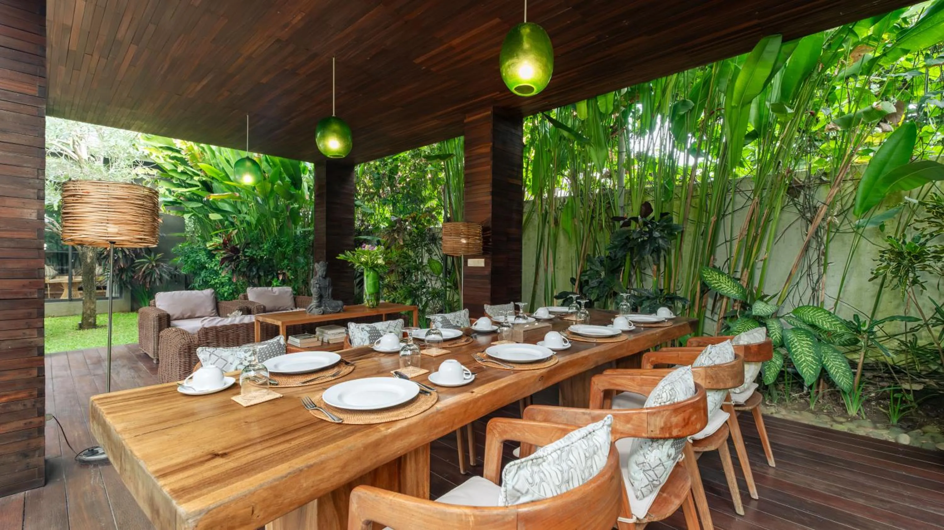 Dining area in M Villa 318 Canggu