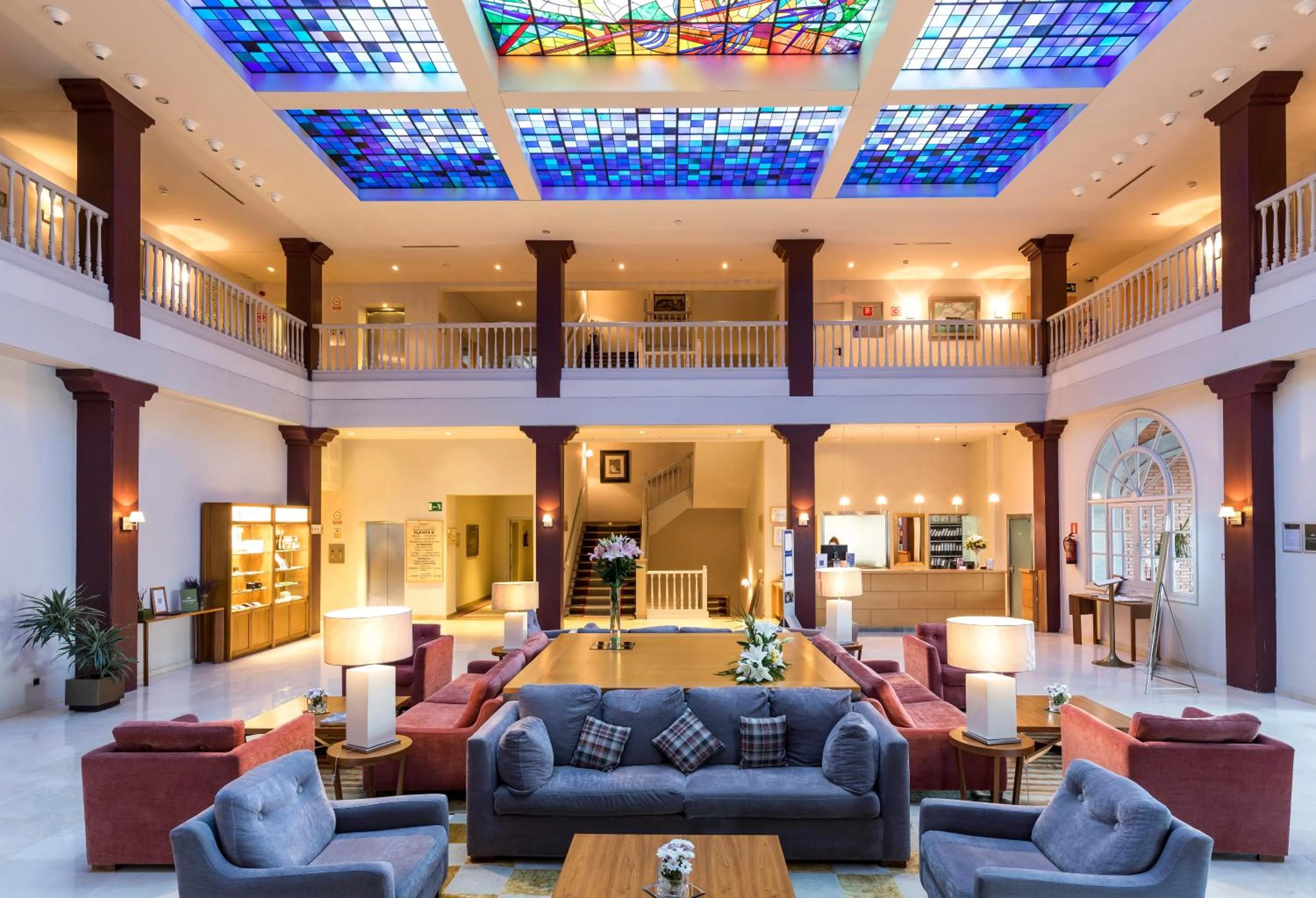 Lobby or reception in Parador de Vic-Sau