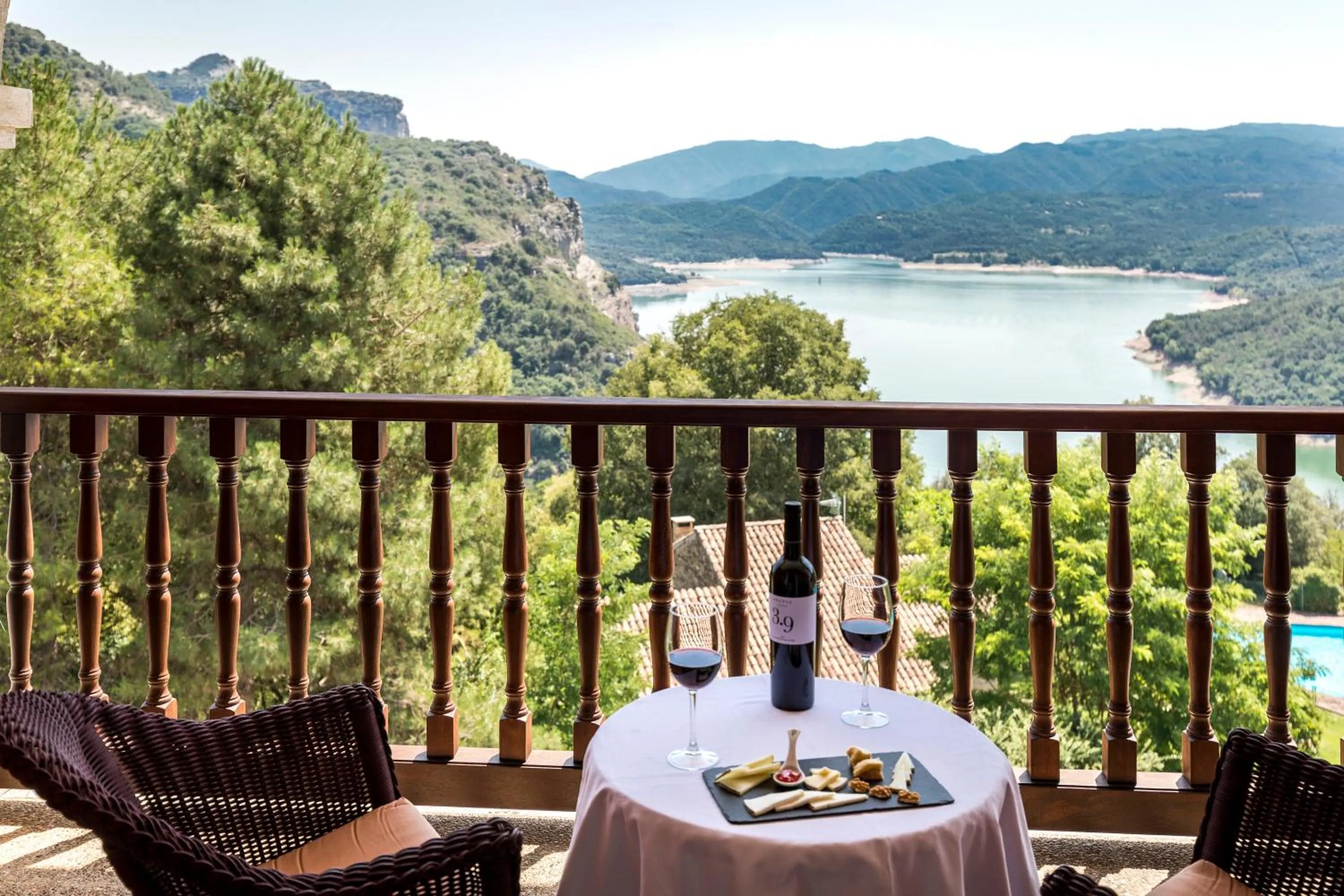 Balcony/Terrace in Parador de Vic-Sau