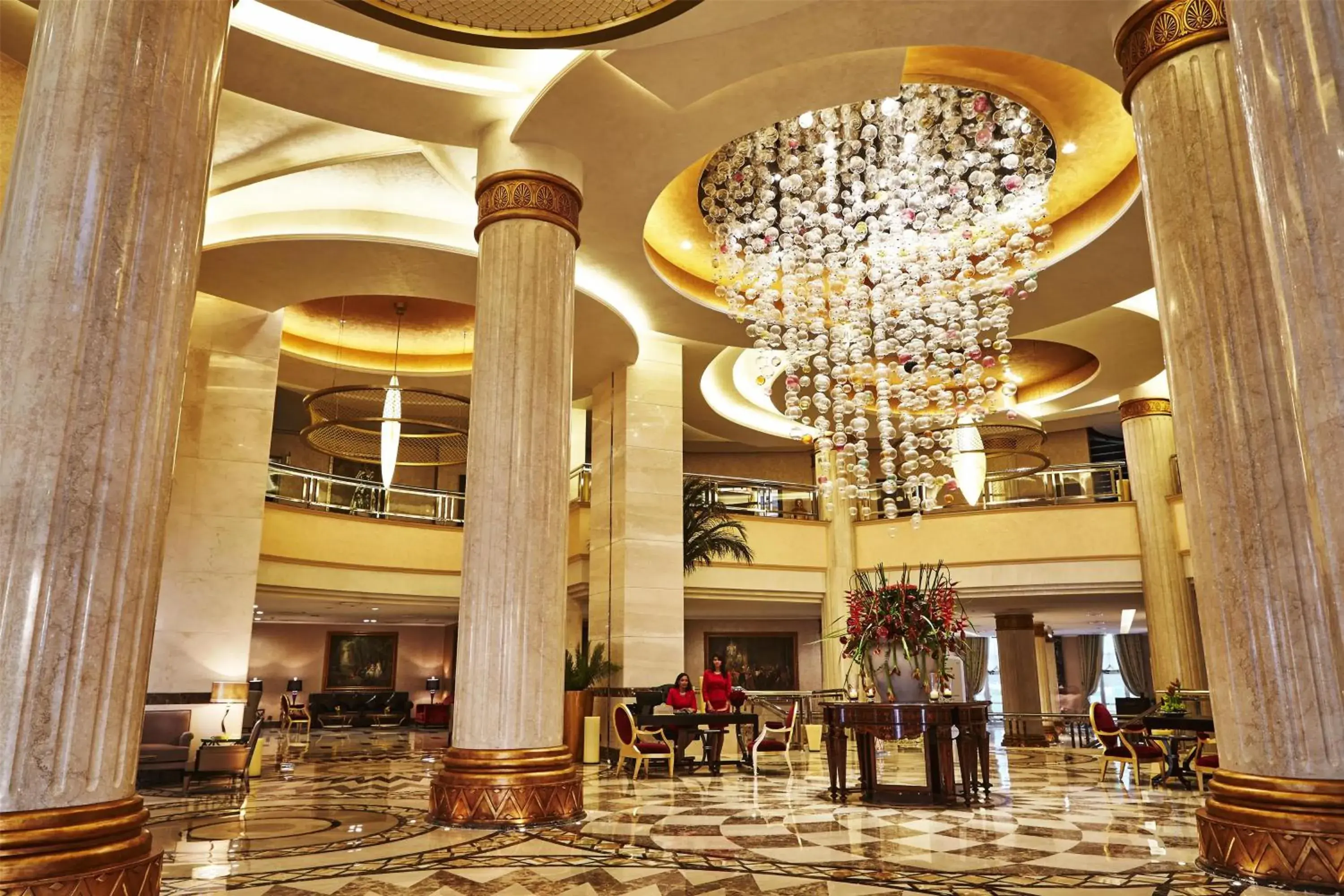 Lobby or reception in Royal Maxim Palace Kempinski Cairo Lobby or reception in Royal Maxim Palace Kempinski Cairo