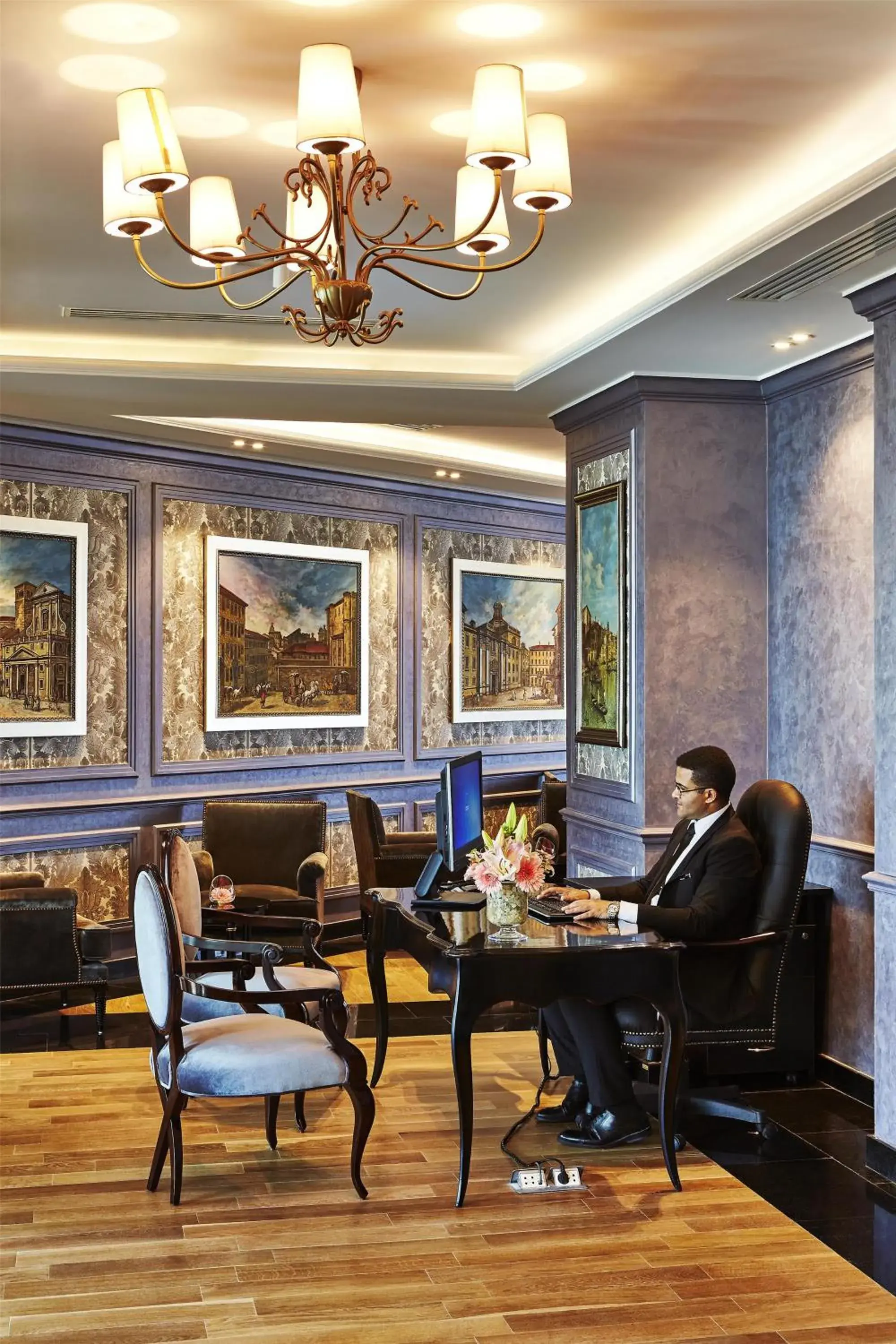 Lobby or reception in Royal Maxim Palace Kempinski Cairo Lobby or reception in Royal Maxim Palace Kempinski Cairo