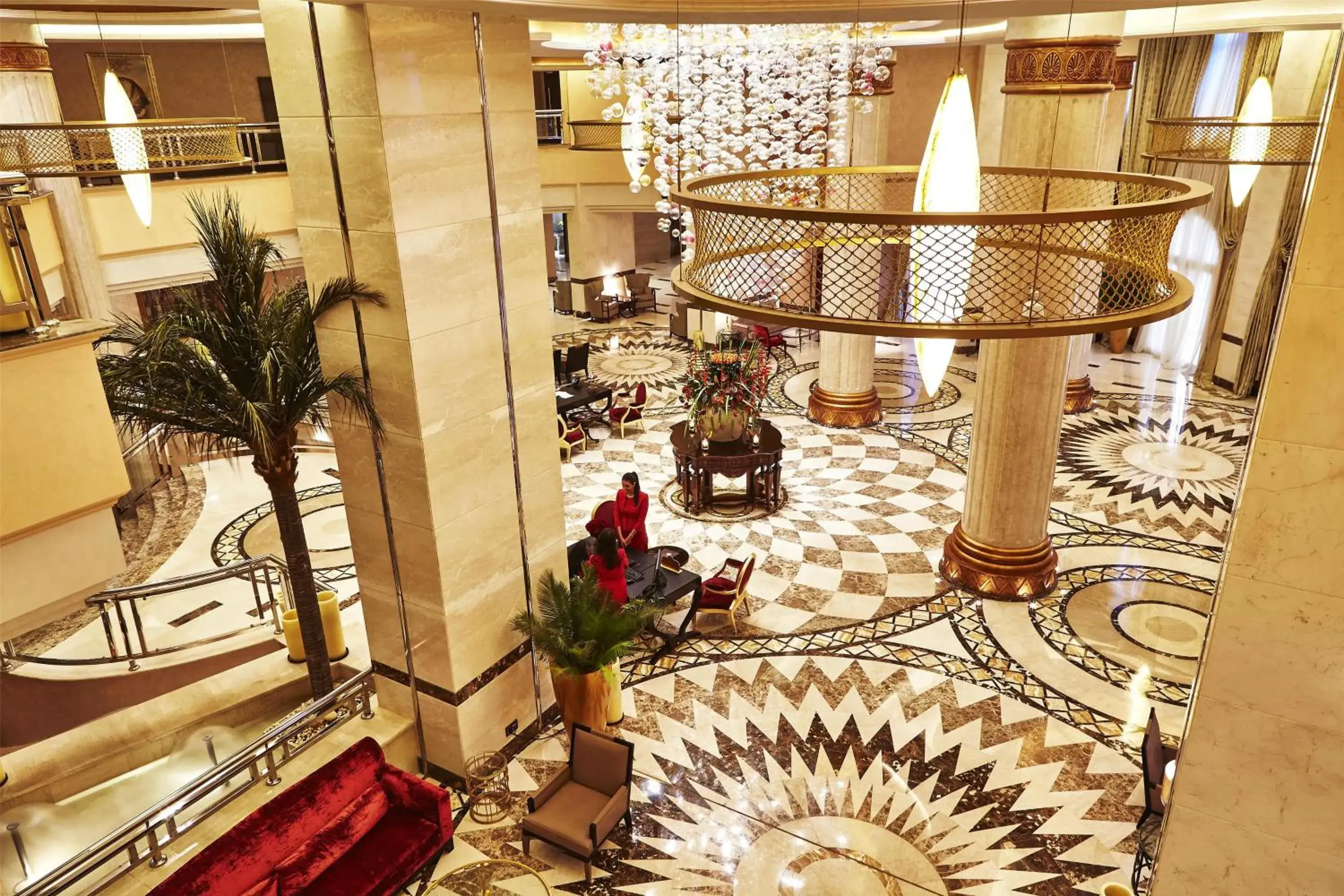 Lobby or reception in Royal Maxim Palace Kempinski Cairo Lobby or reception in Royal Maxim Palace Kempinski Cairo