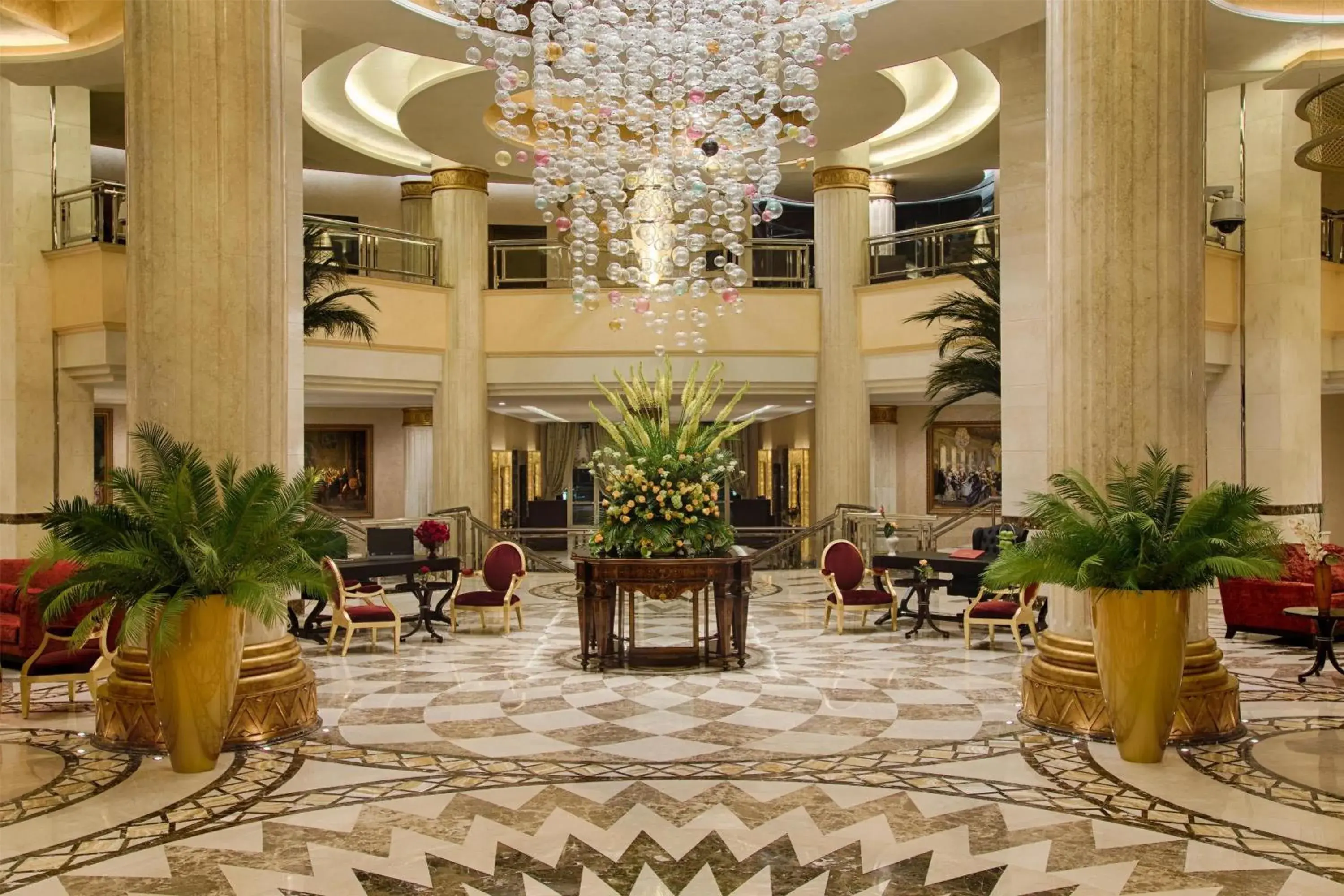 Lobby or reception in Royal Maxim Palace Kempinski Cairo Lobby or reception in Royal Maxim Palace Kempinski Cairo