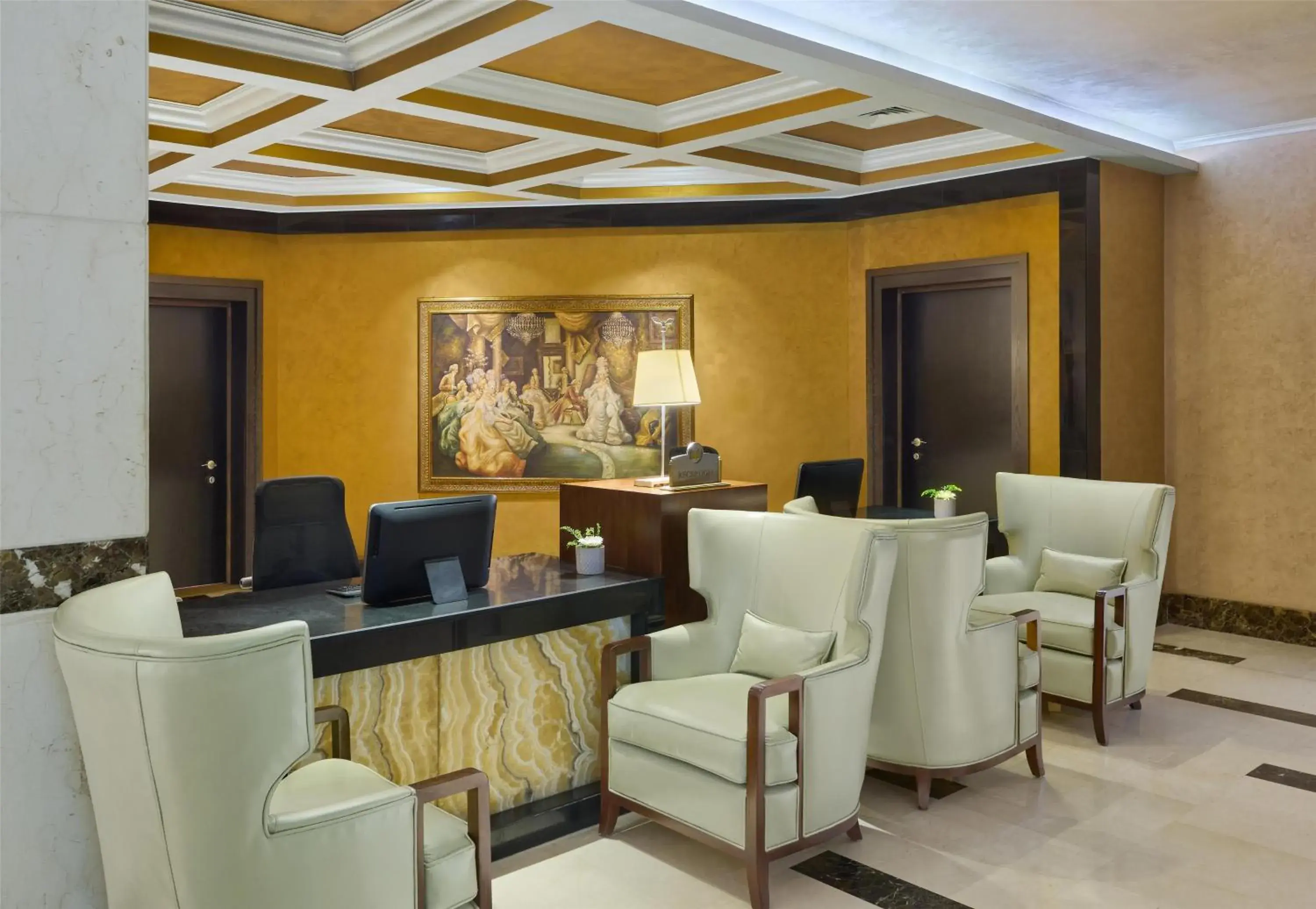 Lobby or reception in Royal Maxim Palace Kempinski Cairo Lobby or reception in Royal Maxim Palace Kempinski Cairo