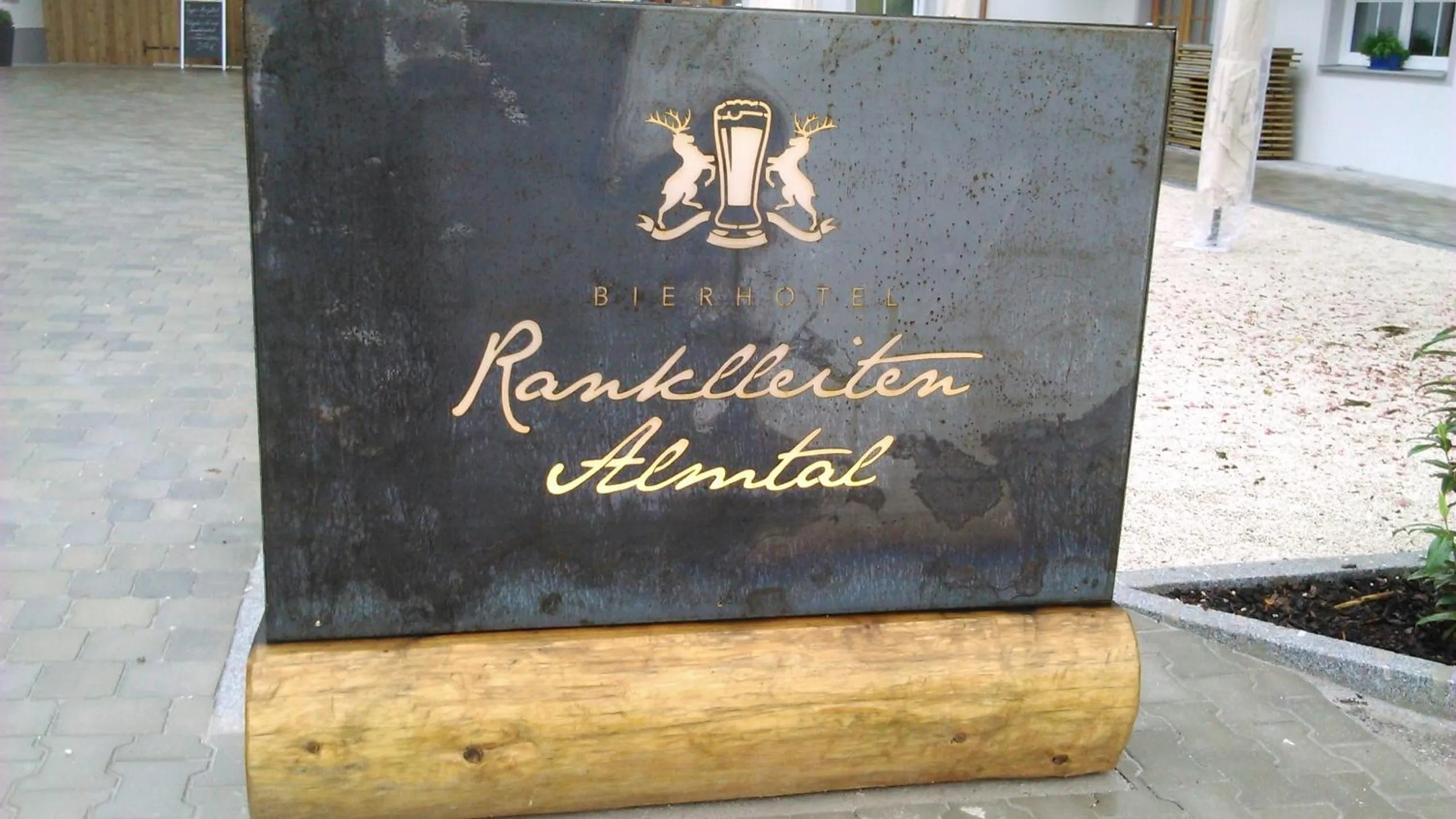 Property logo or sign in Bierhotel Ranklleiten Almtal