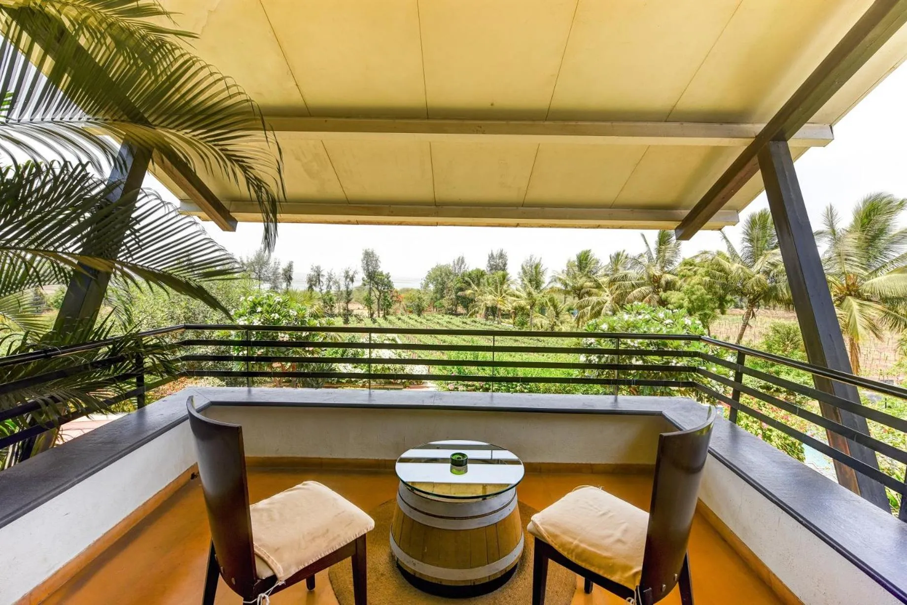 Balcony/Terrace in Regenta Resort Soma Vine Village Nashik