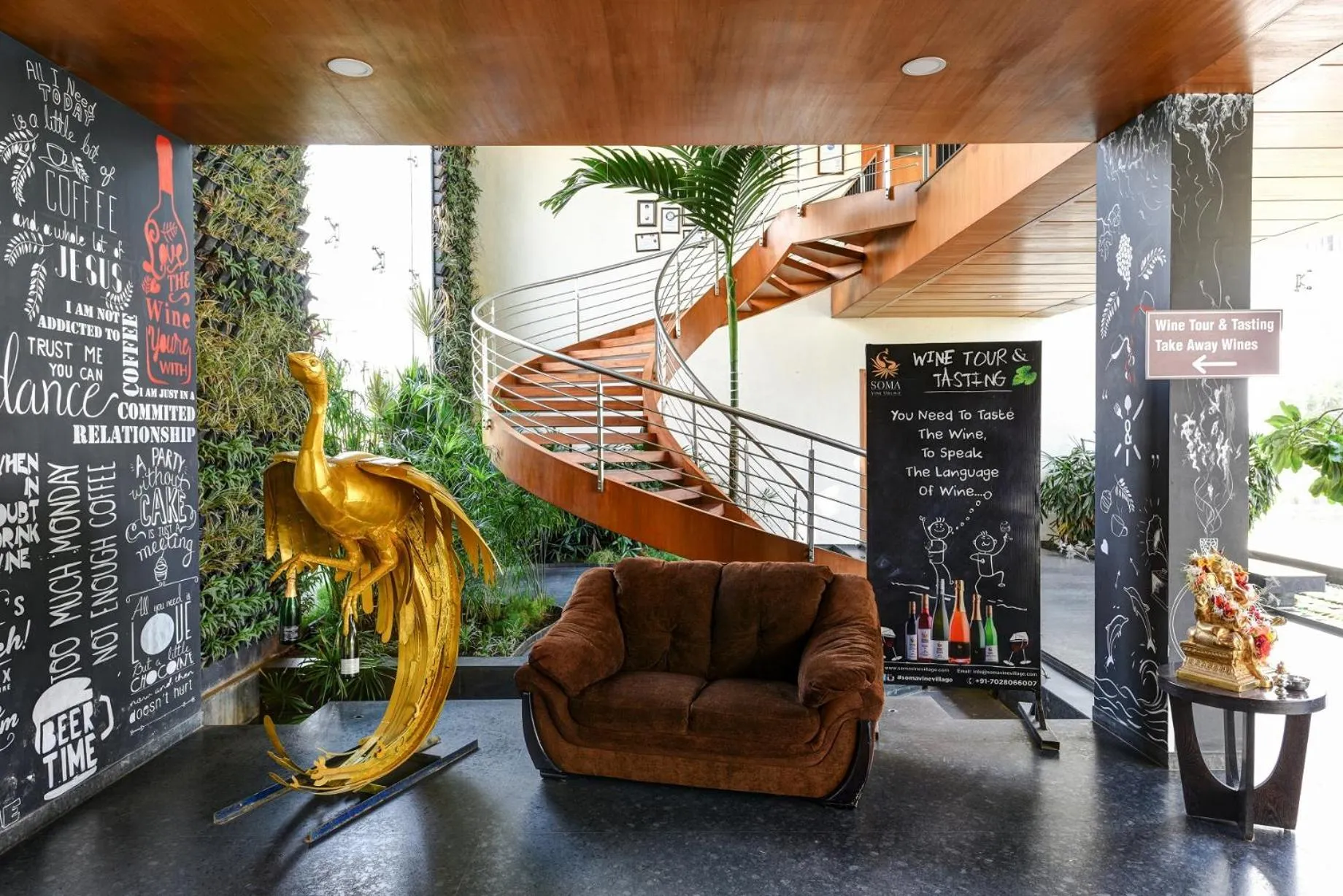 Seating area in Regenta Resort Soma Vine Village Nashik