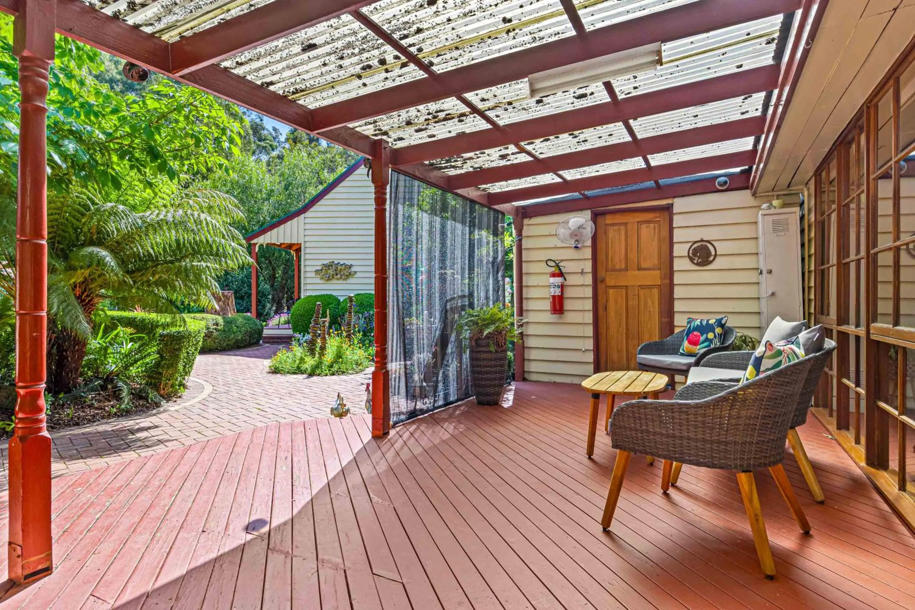 Garden in Ballarat Cottages