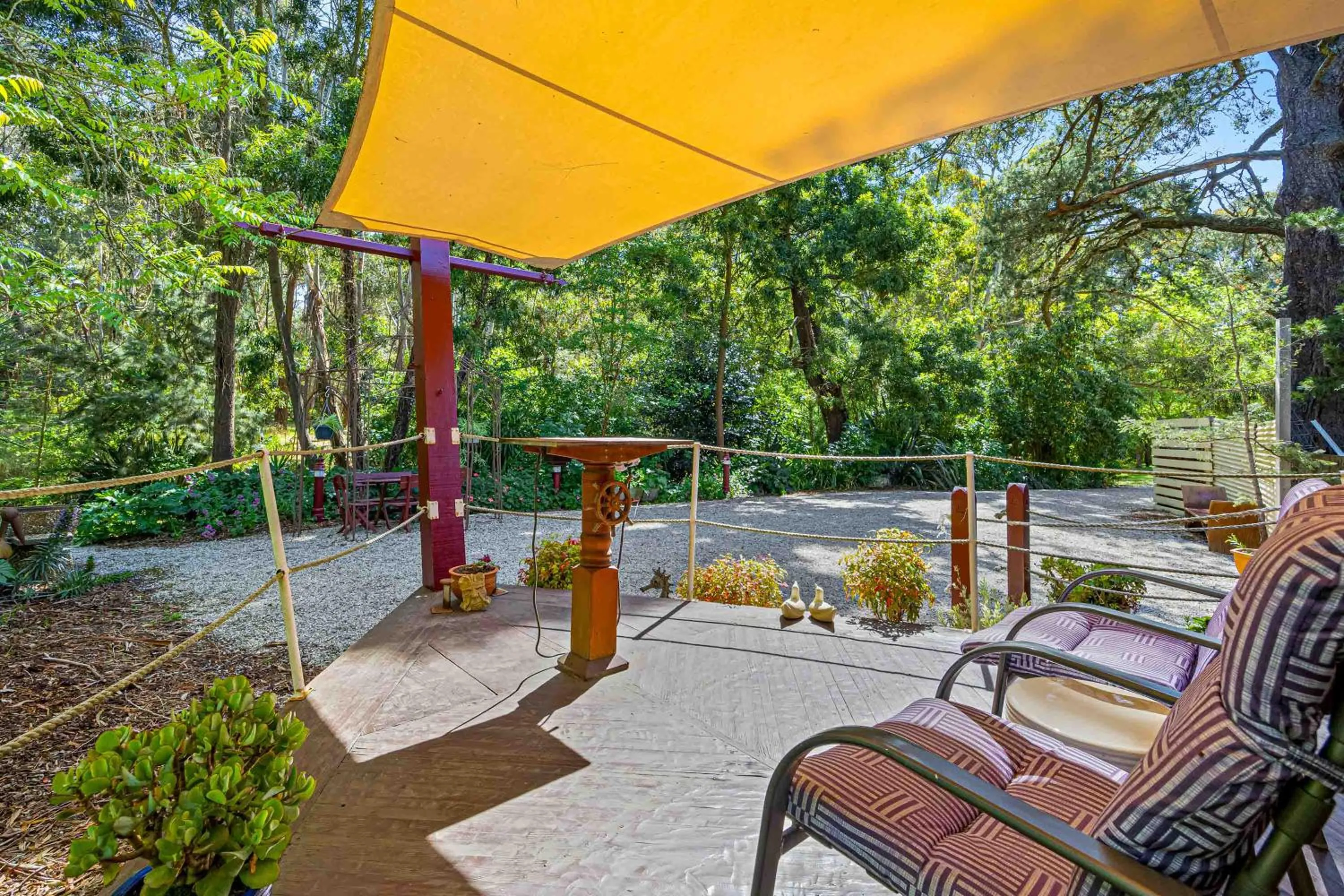 Patio in Ballarat Cottages