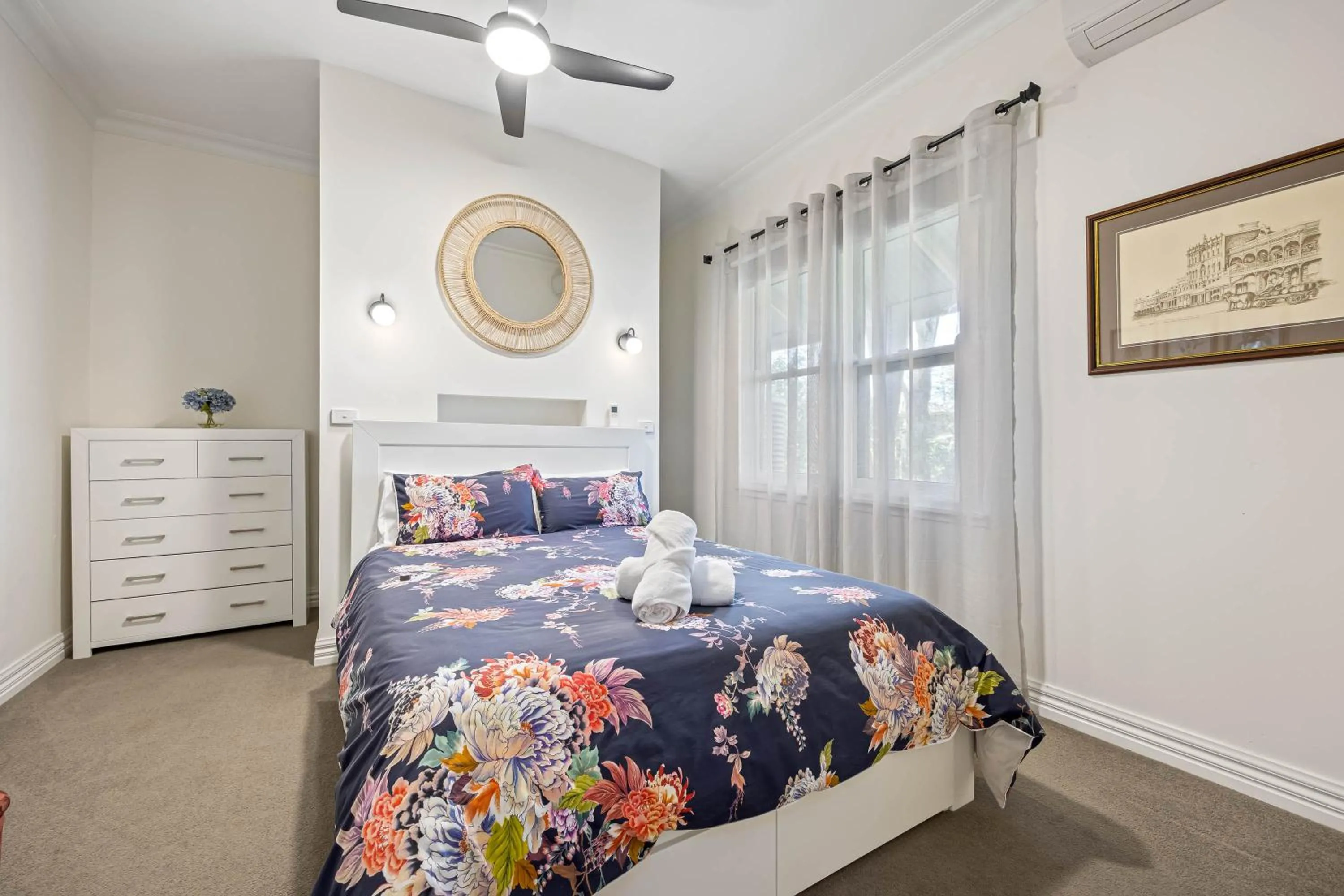 Bedroom, Bed in Ballarat Cottages