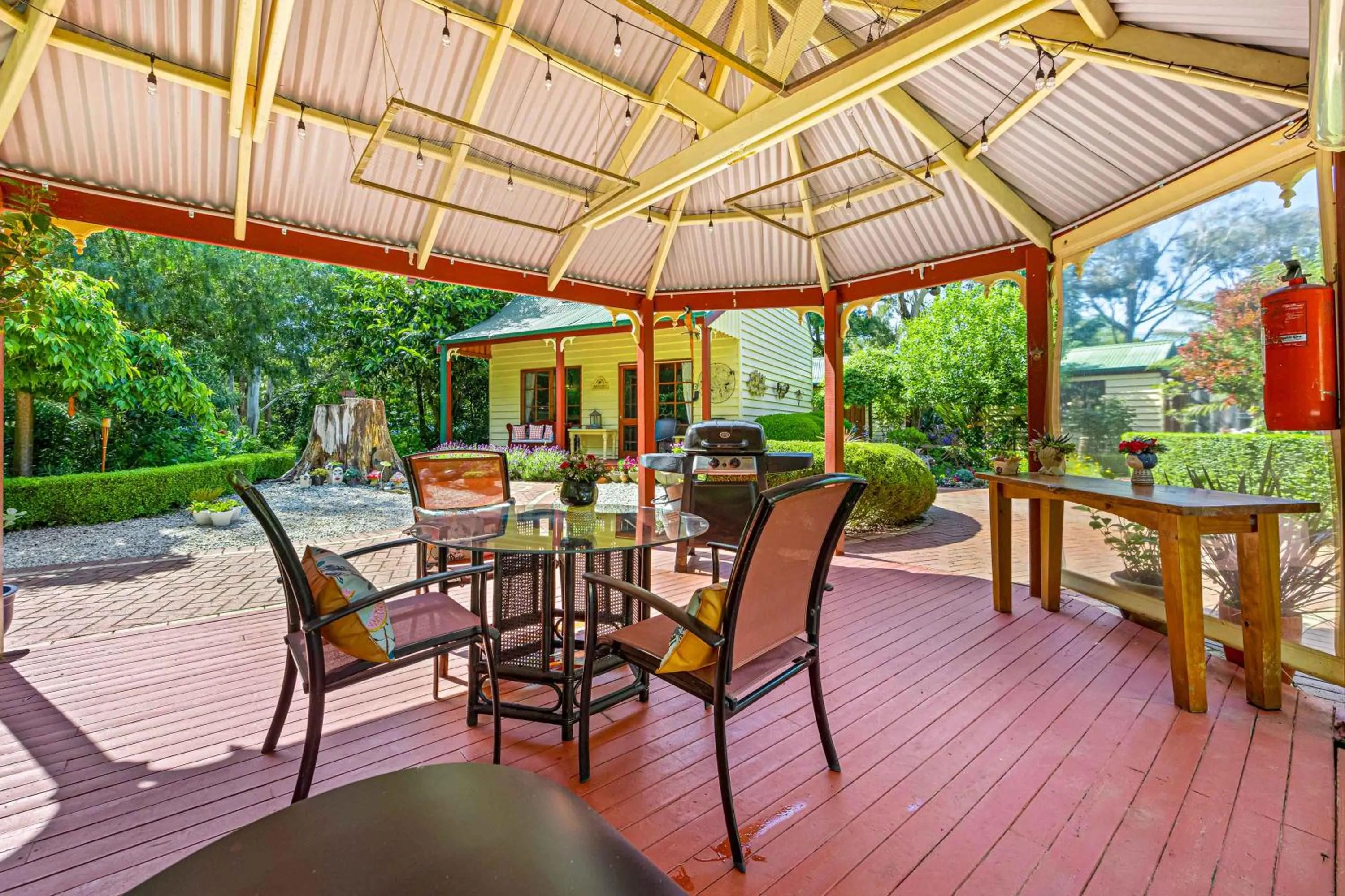 Patio in Ballarat Cottages