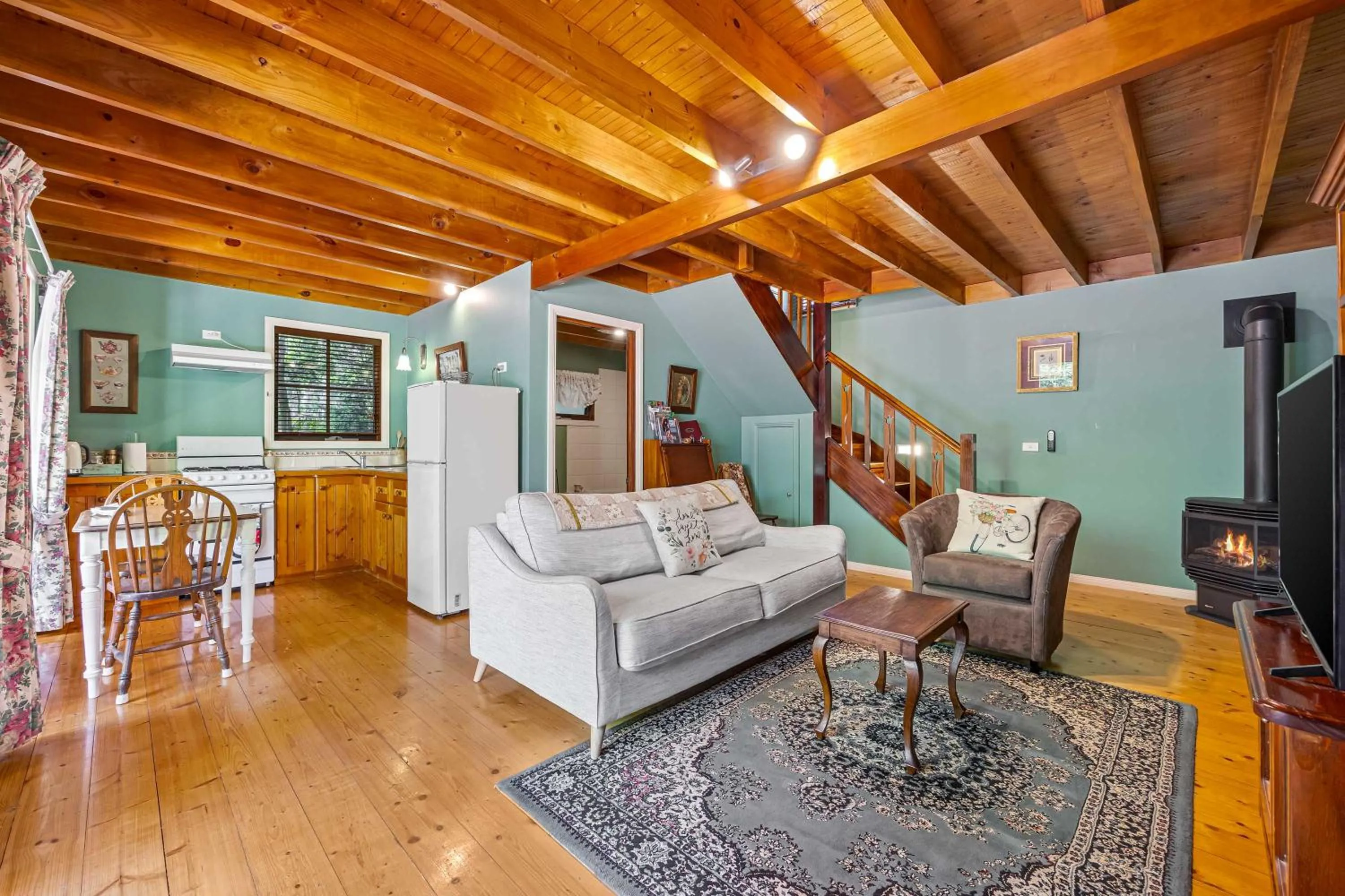 Living room in Ballarat Cottages