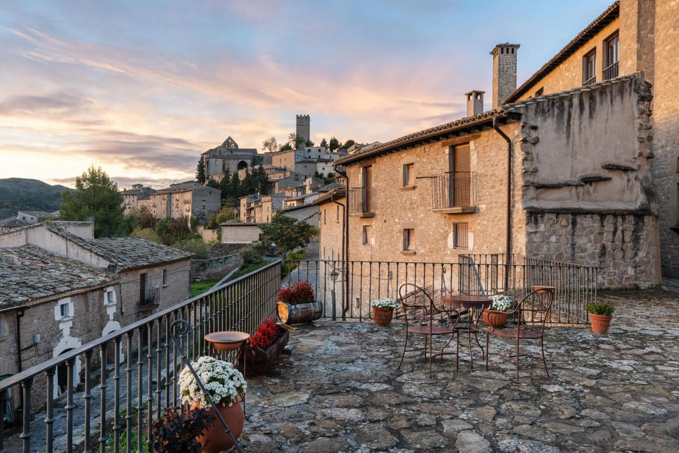City view in Parador de Sos del Rey Católico