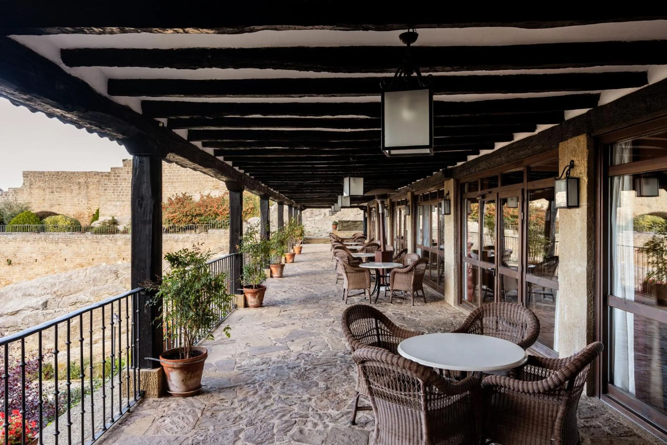 Balcony/Terrace in Parador de Sos del Rey Católico