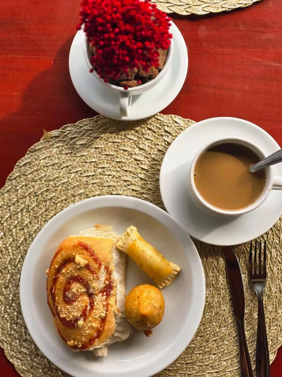 Breakfast in Pousada Camburi