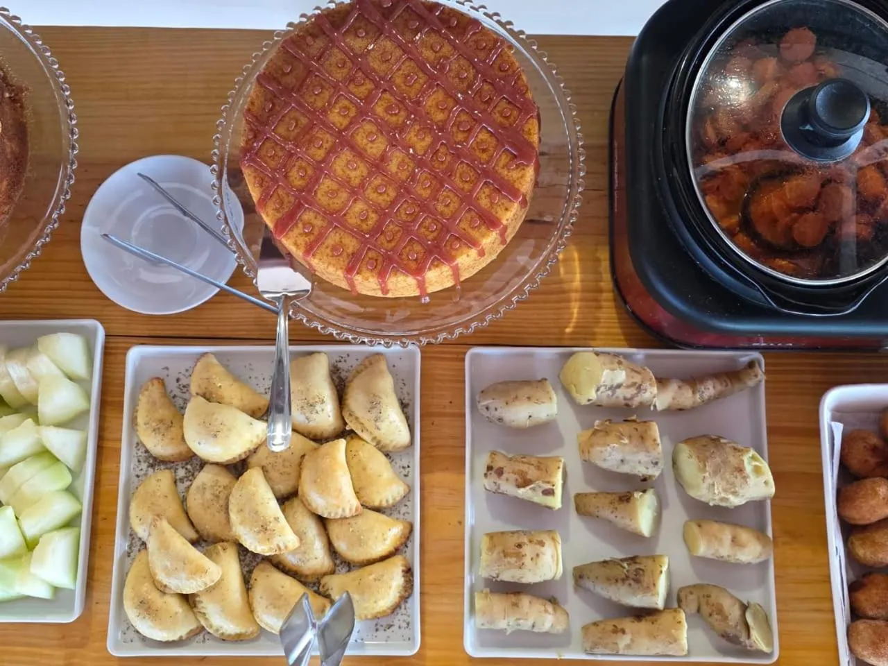 Breakfast in Pousada Camburi
