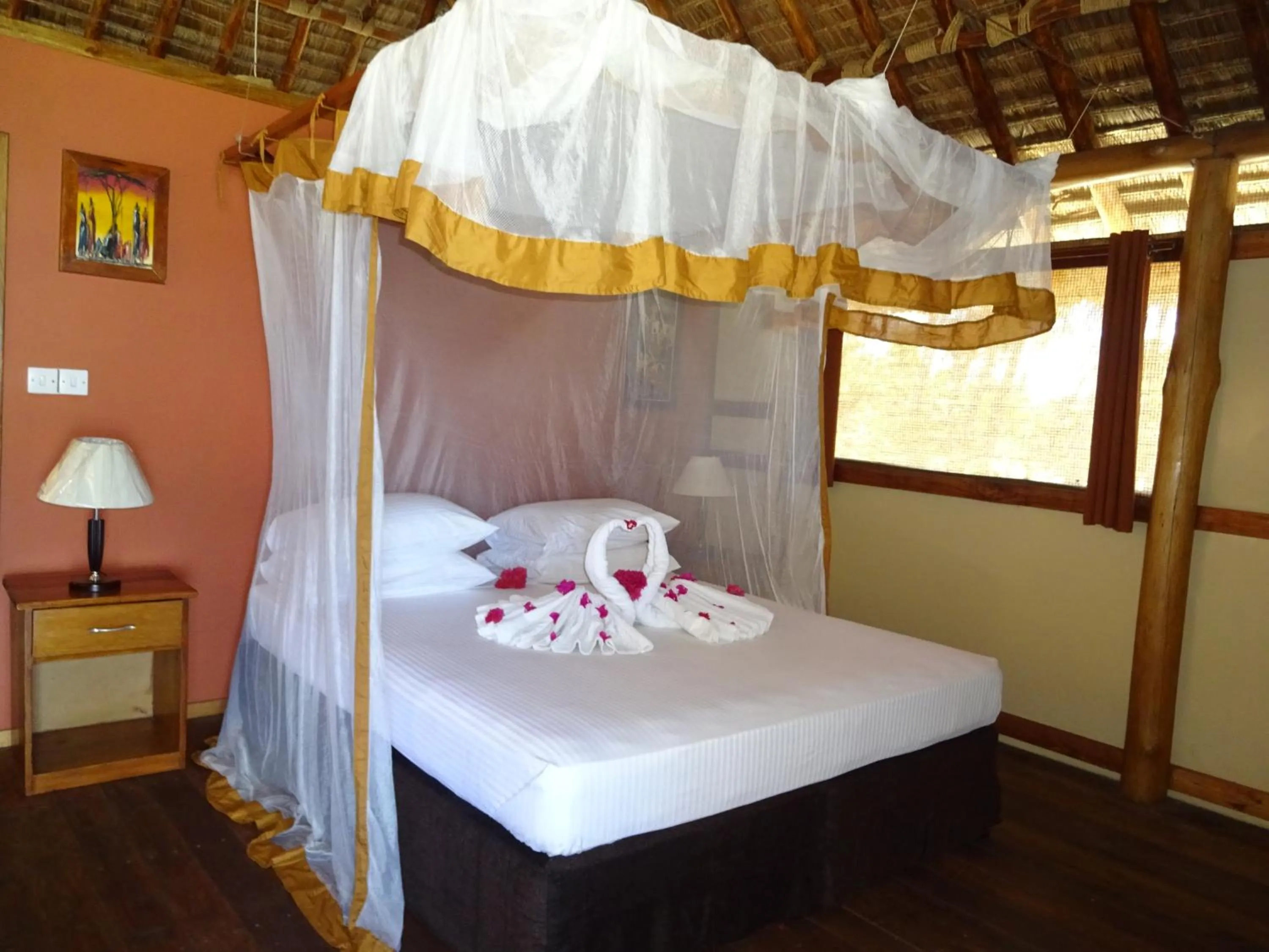 Bed in Barry's Beach Resort