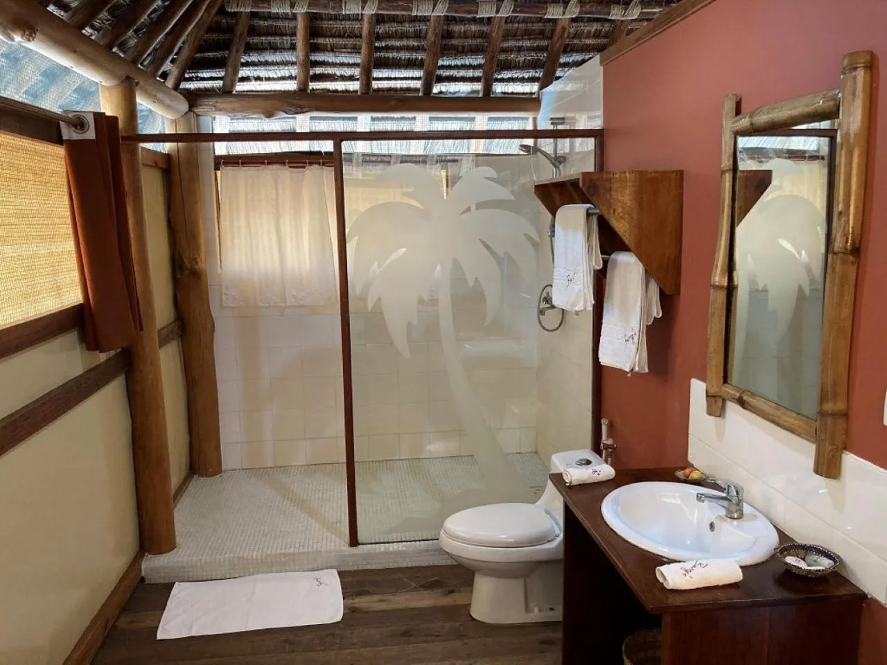 Bathroom in Barry's Beach Resort