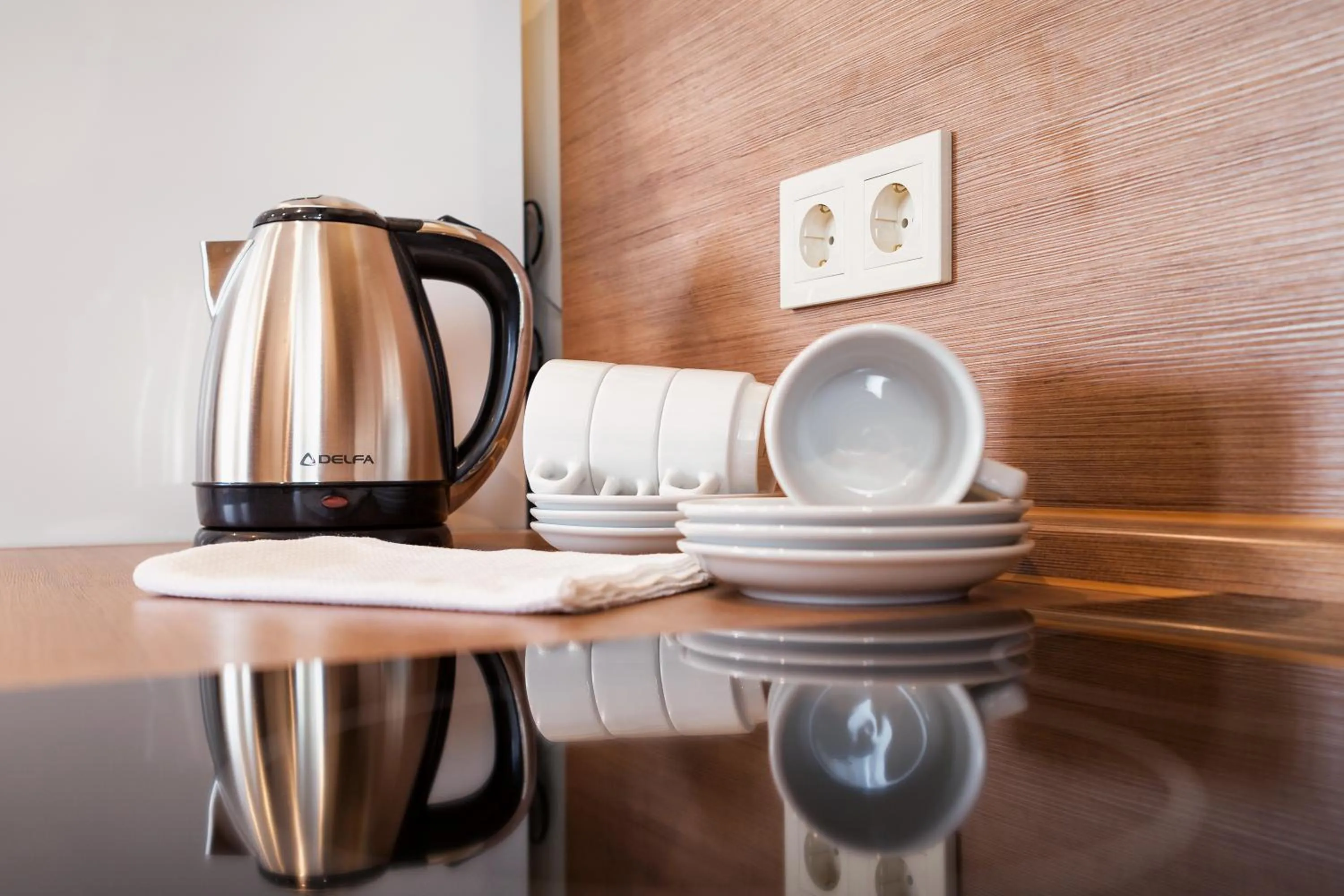 Coffee/tea facilities in Twin Apart Hotel