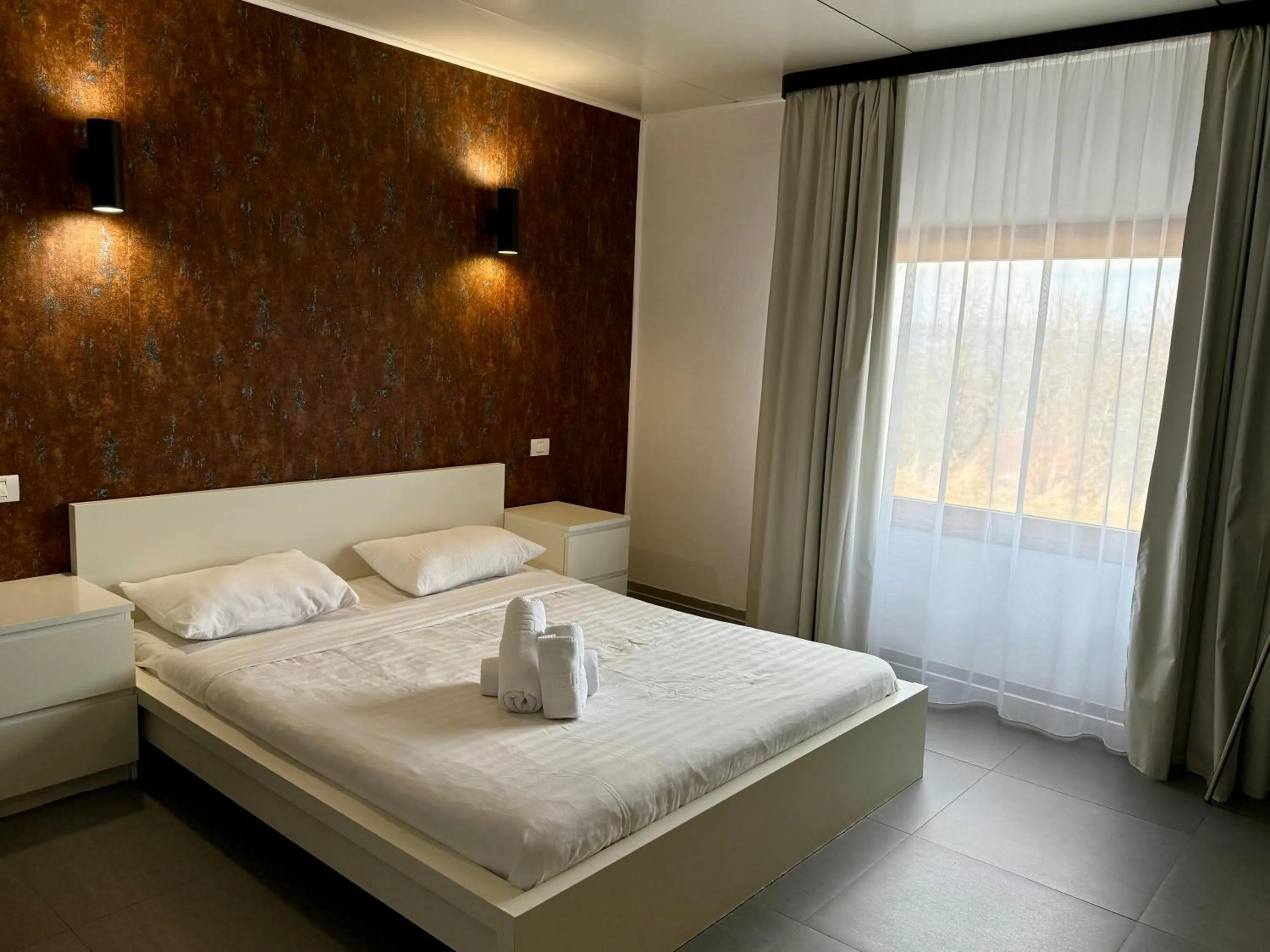 Bed in Rodizio Hill Resort