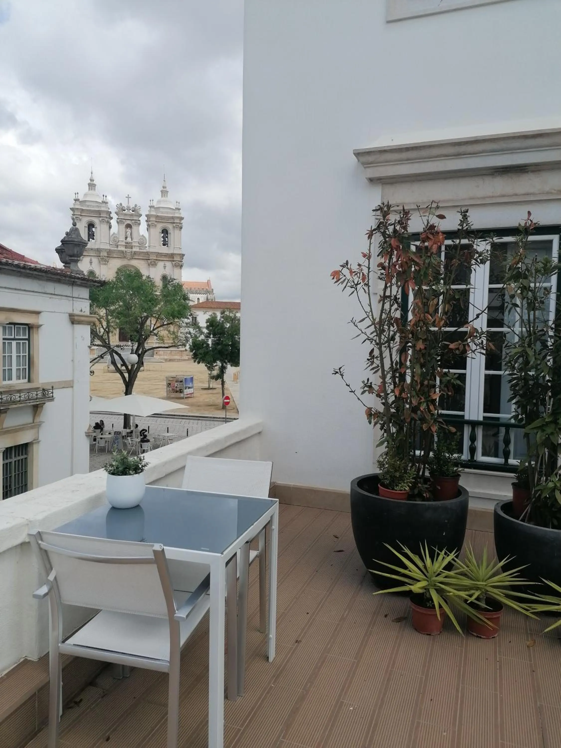 Balcony/Terrace in Hostel Rossio Alcobaça