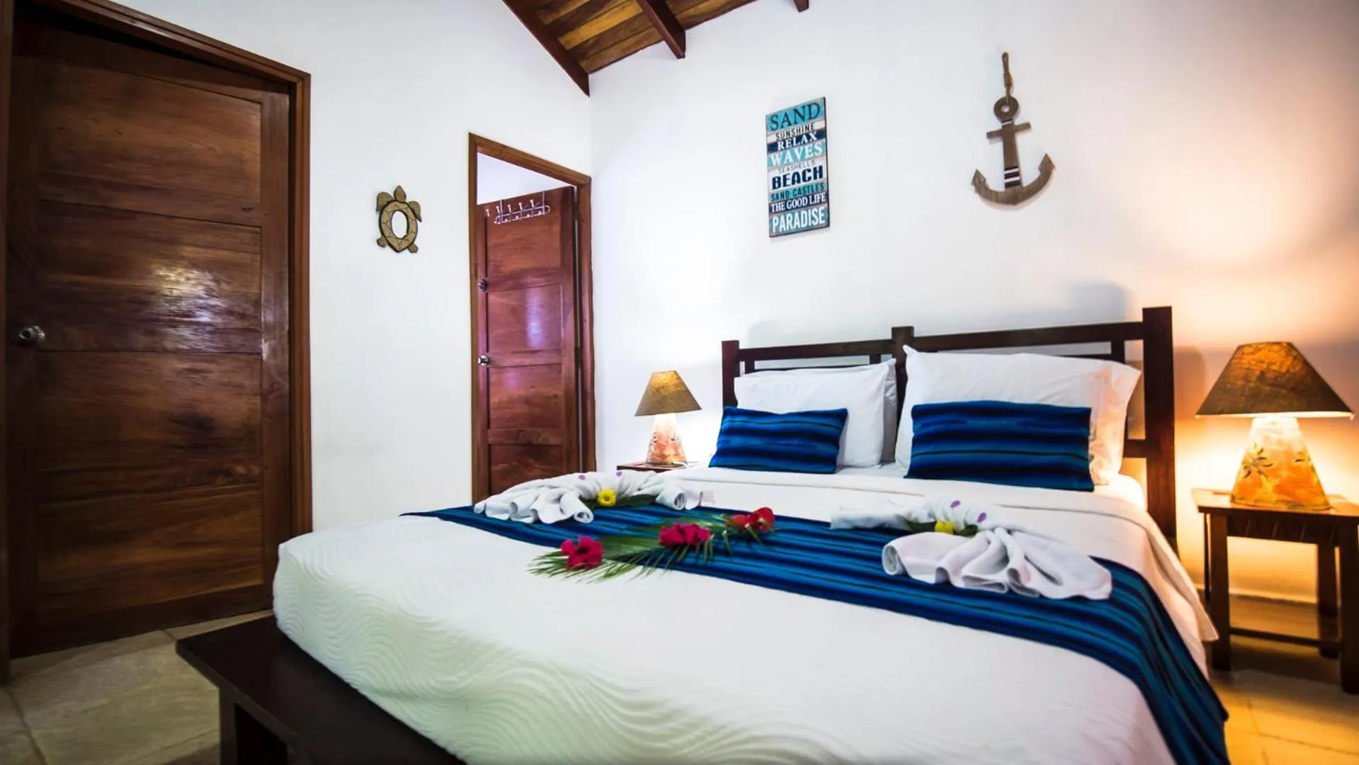 Bed in Hotel El Pequeño Gecko Verde