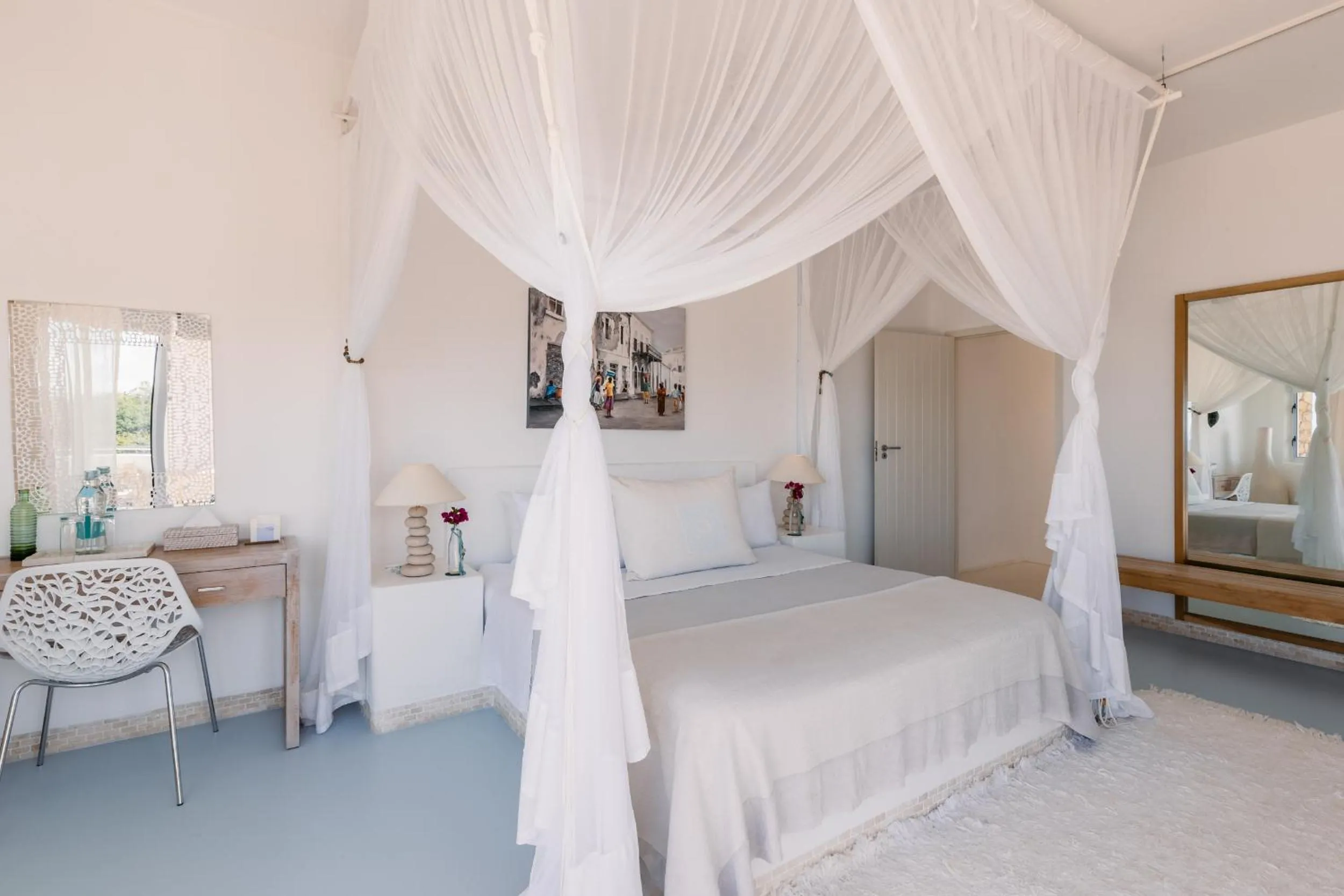 Photo of the whole room, Bed in Villa Santorini