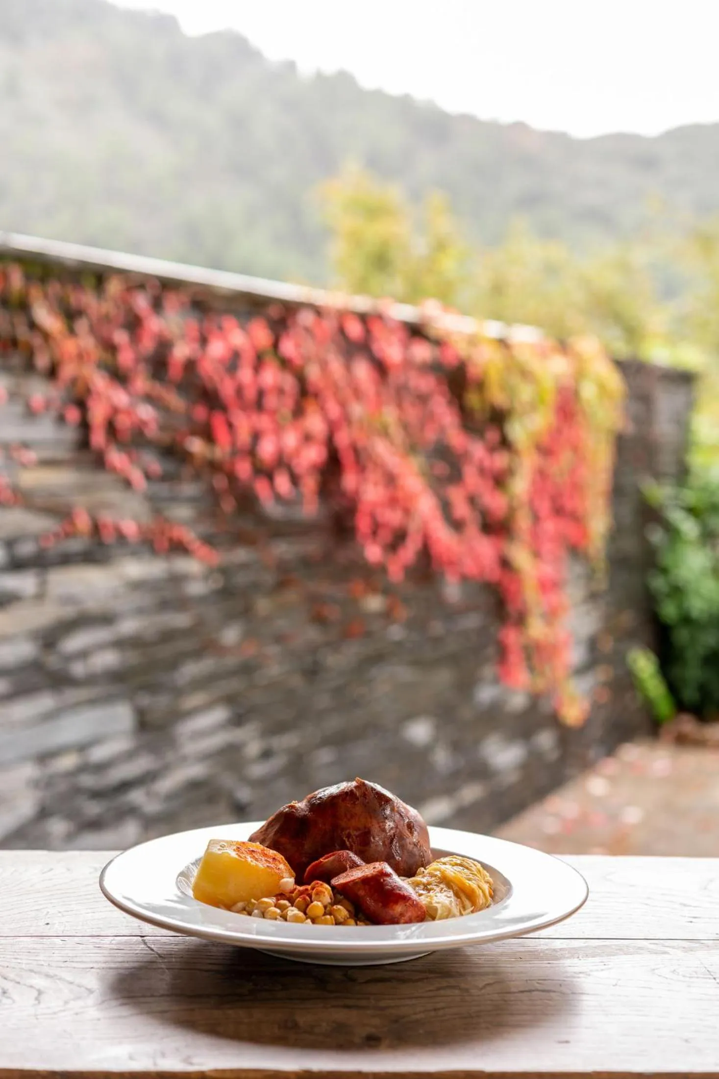 Natural landscape in Parador de Villafranca del Bierzo