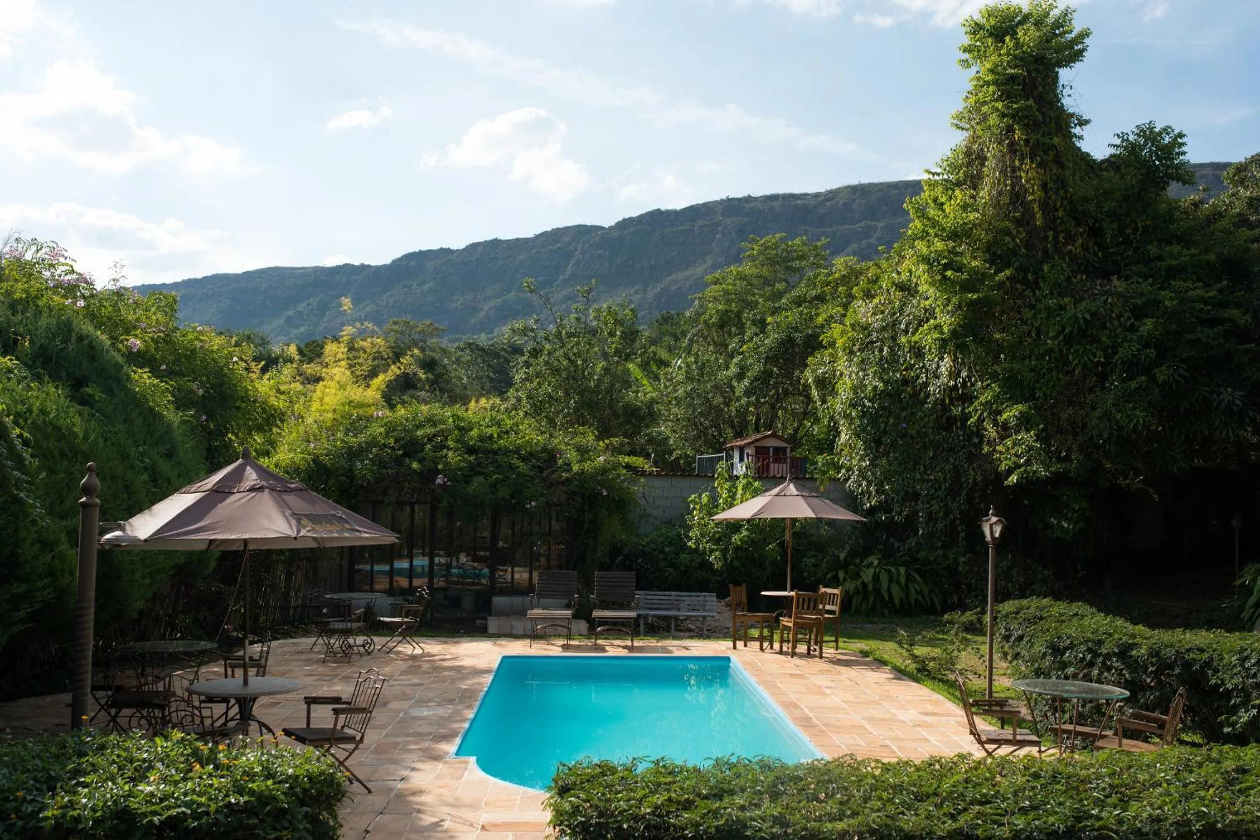 Swimming pool in Pousada da Bia