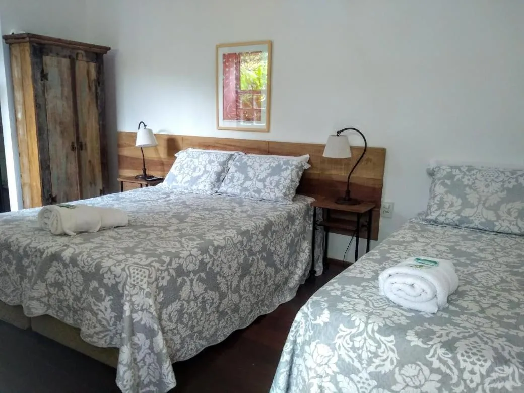 Bed in Pousada da Bia