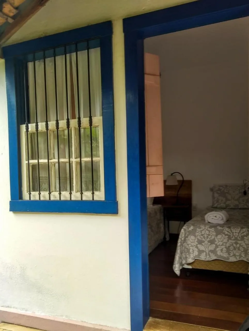 Bed in Pousada da Bia