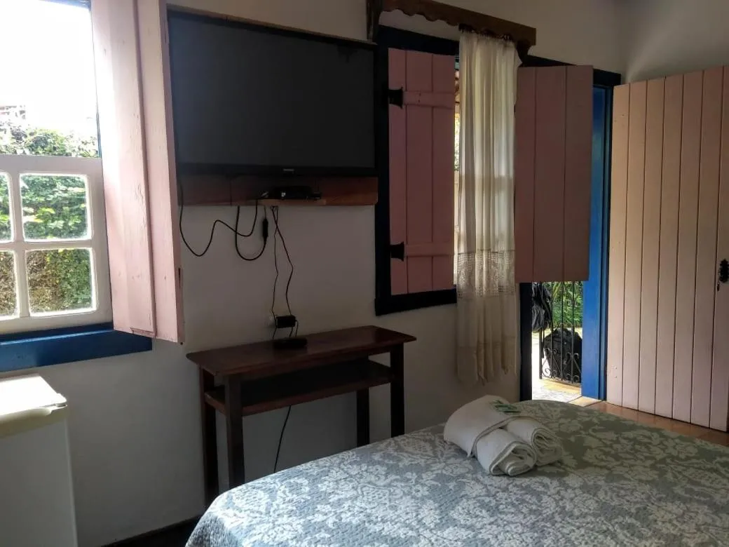 Bed in Pousada da Bia