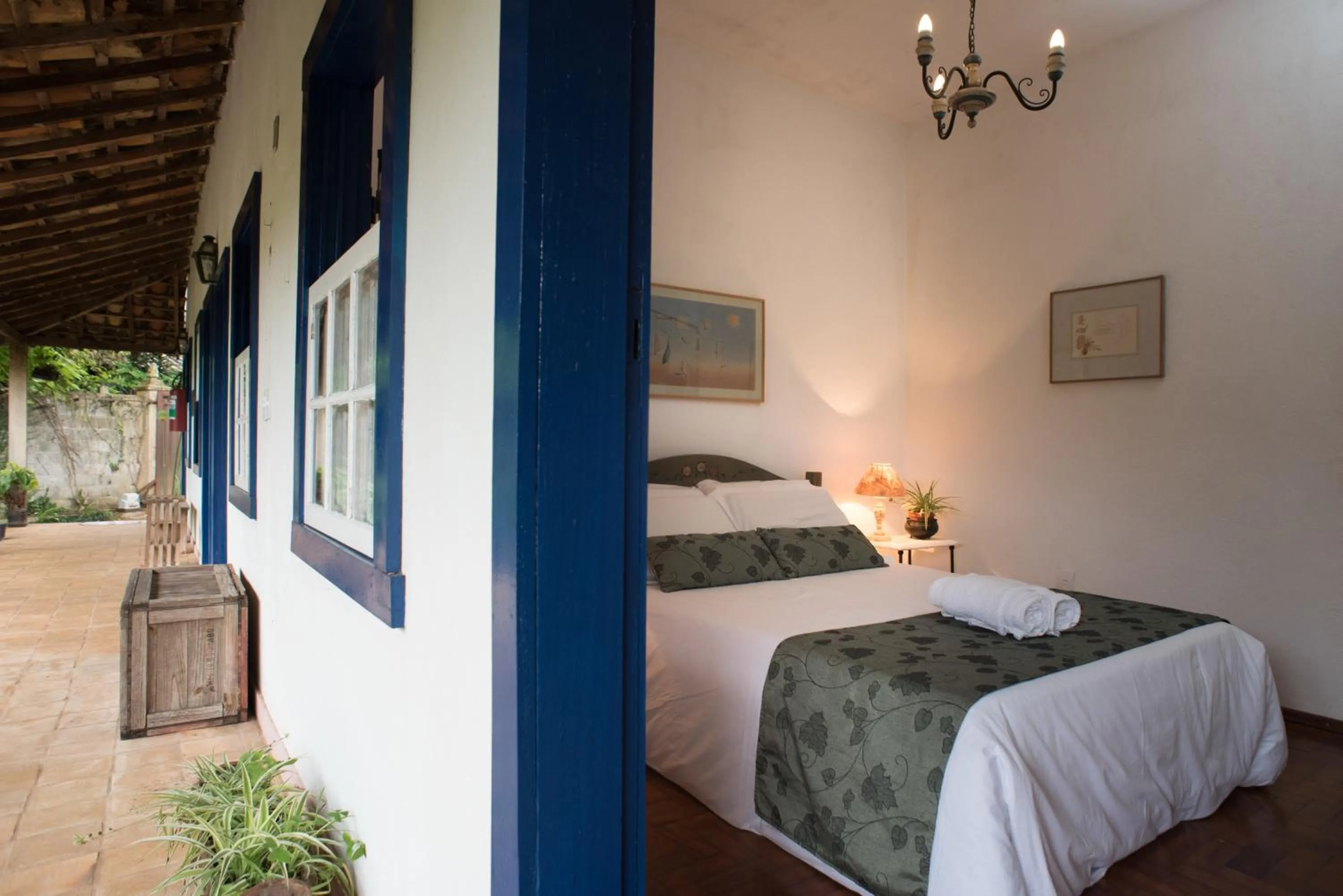 Bed in Pousada da Bia
