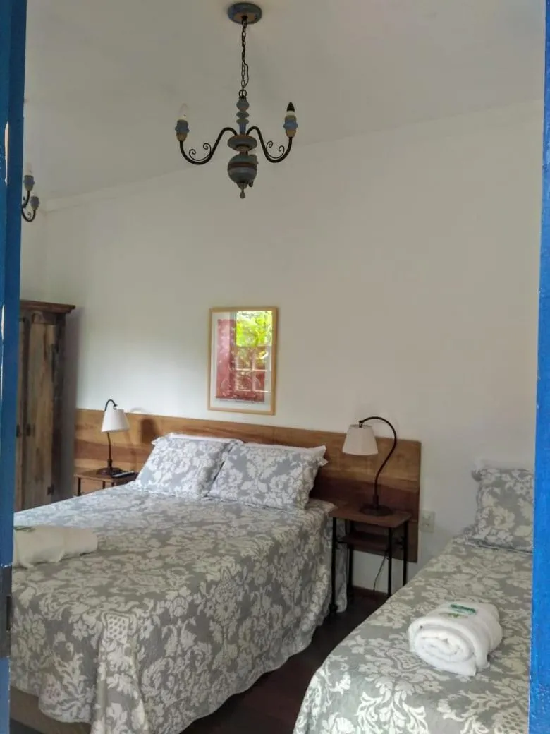 Bed in Pousada da Bia